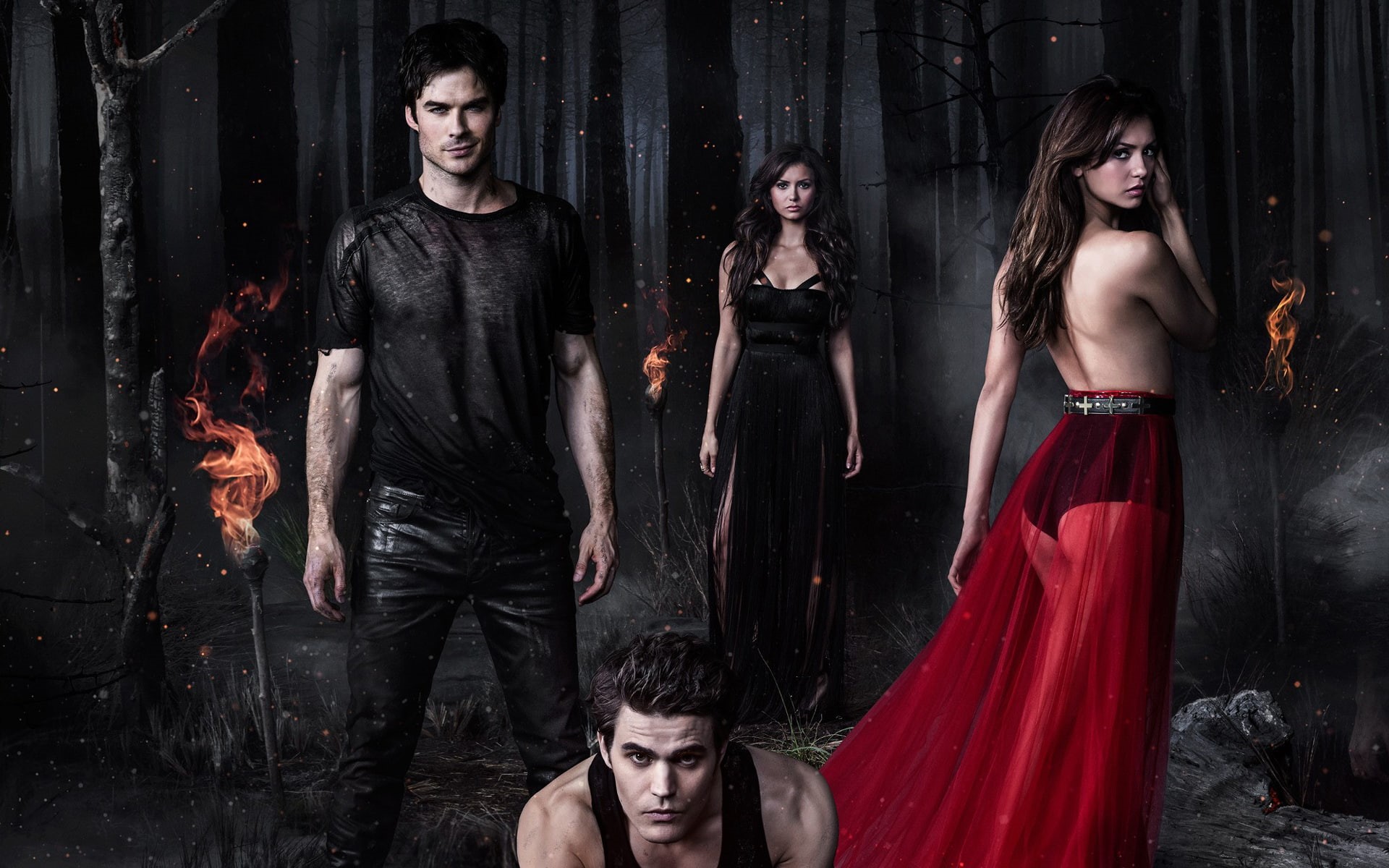 2013, diaries, season, 1080P, vampire, HD Wallpaper