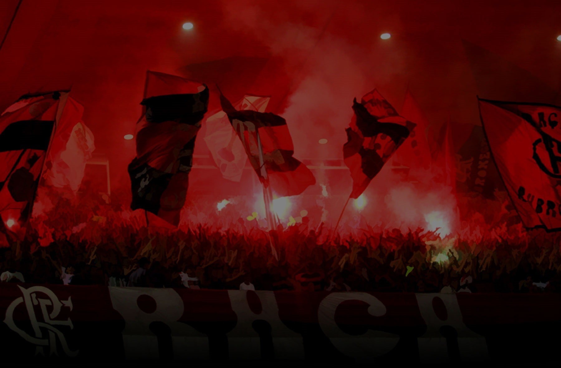 stage - performance space, 720P, festival, arts culture and entertainment, flamengo futebol torcida rio de janeiro soccer brazil brasil adidas, red, night, HD Wallpaper