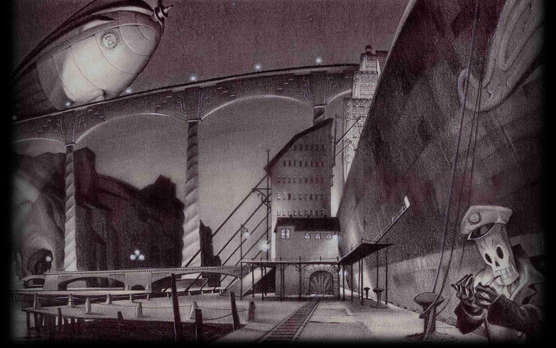 1080P, Video Game, Grim Fandango Remastered, HD Wallpaper