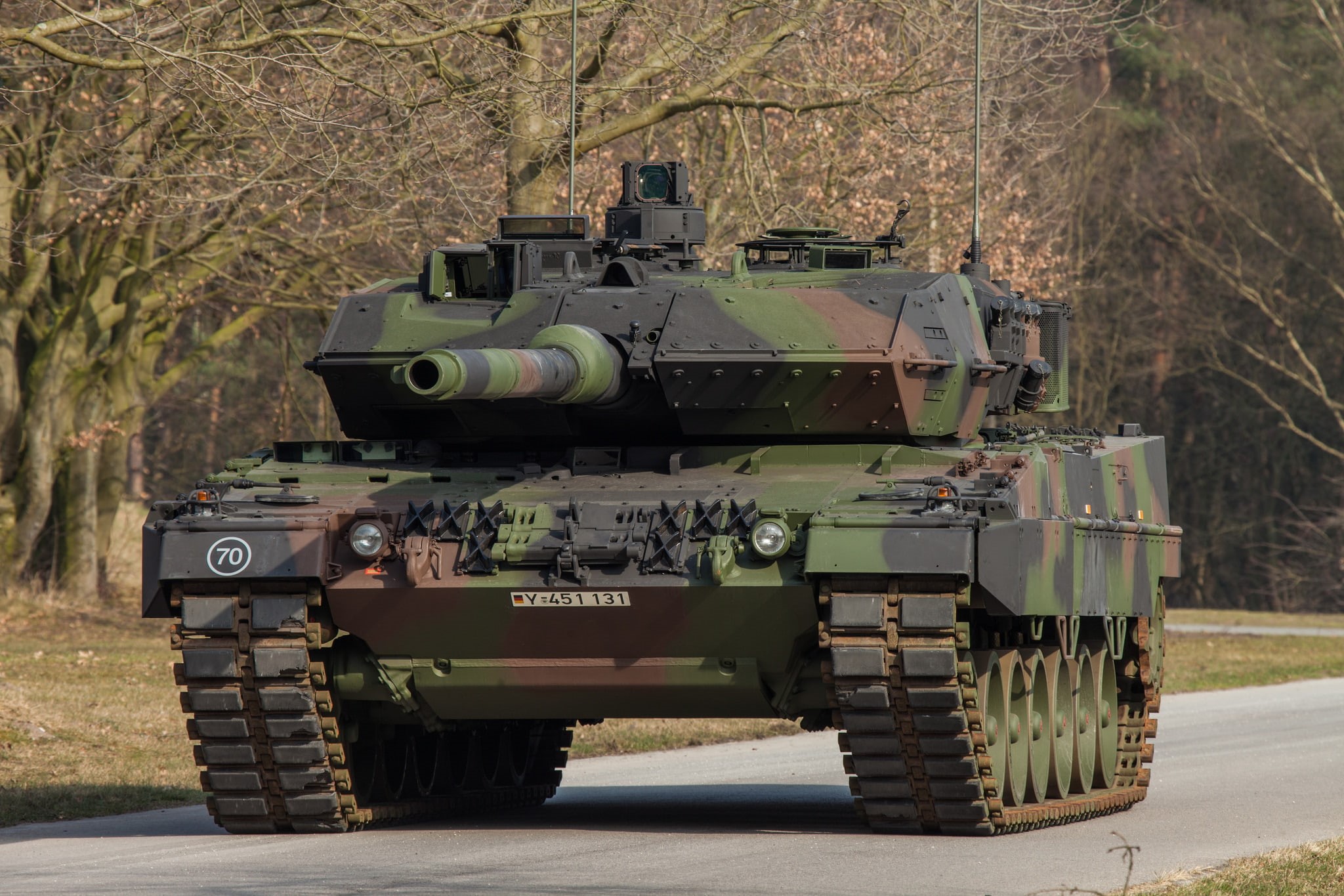 camouflage, 2A7, green, black, tank, 1080P, brown, combat, battle, Leopard, HD Wallpaper