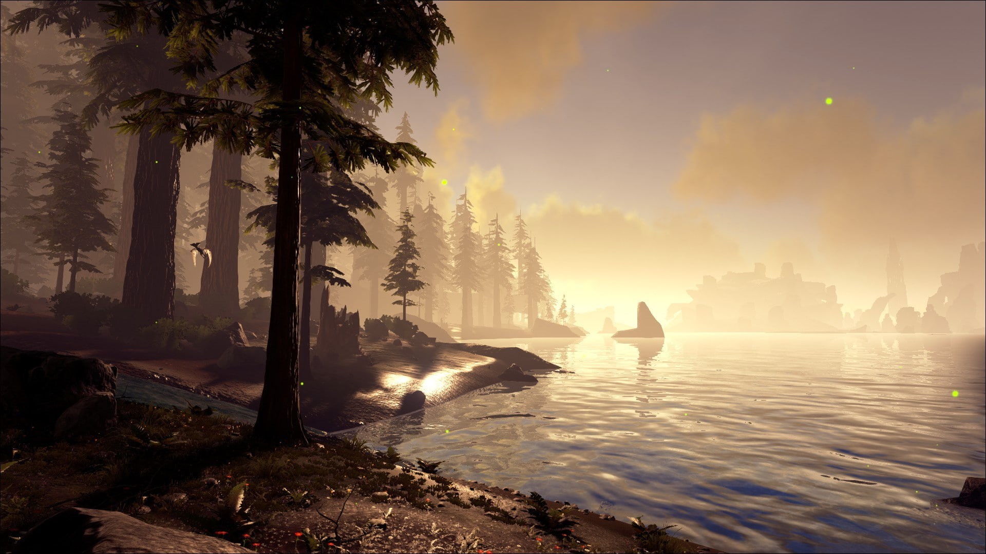 1080P, ark survival evolved sunset, HD Wallpaper