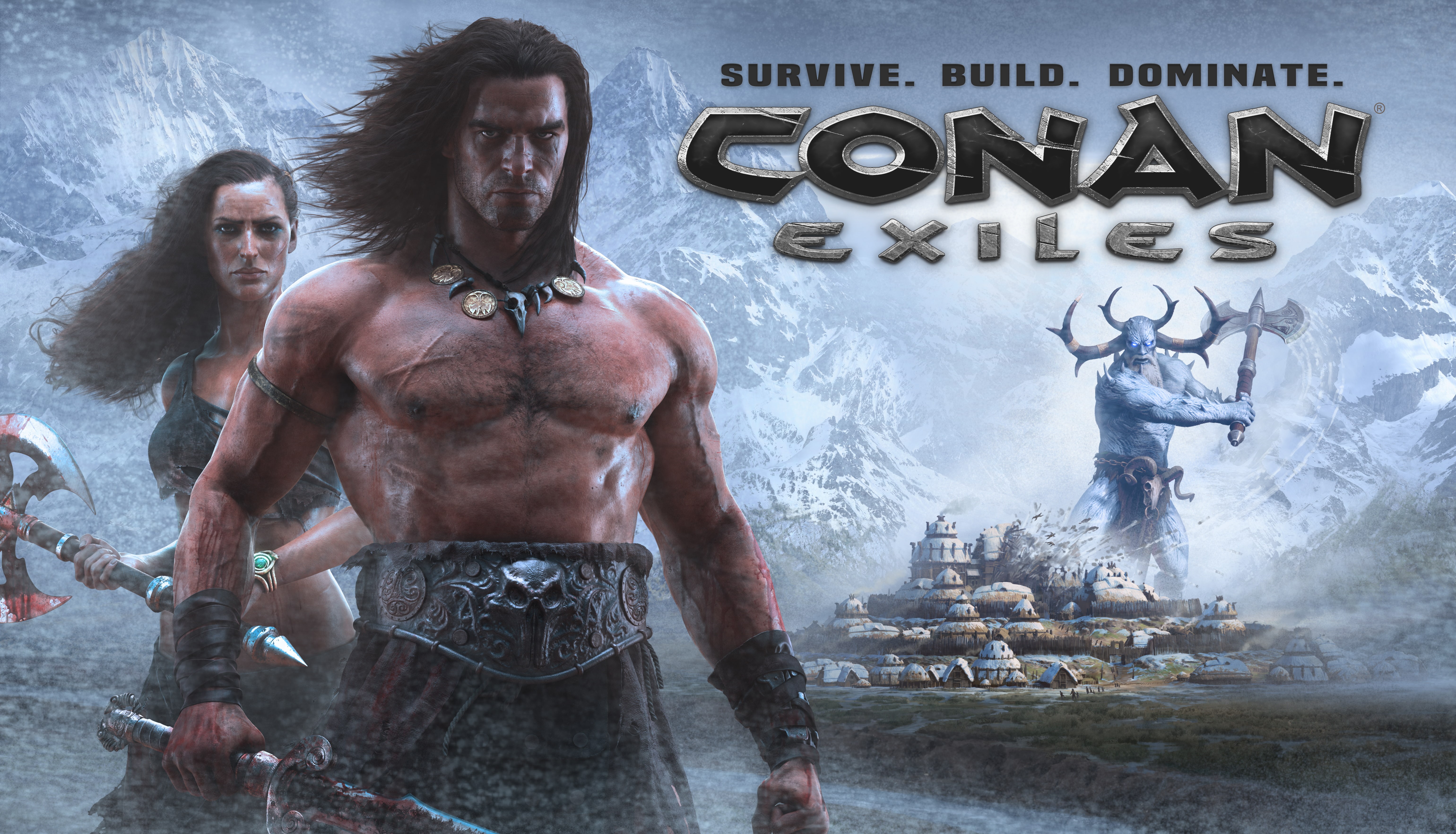 survival, open, warrior, conan, video, fighting, game, online, mmo, fantasy, rpg, 5K, exiles, barbarian, adventure, world, action, HD Wallpaper
