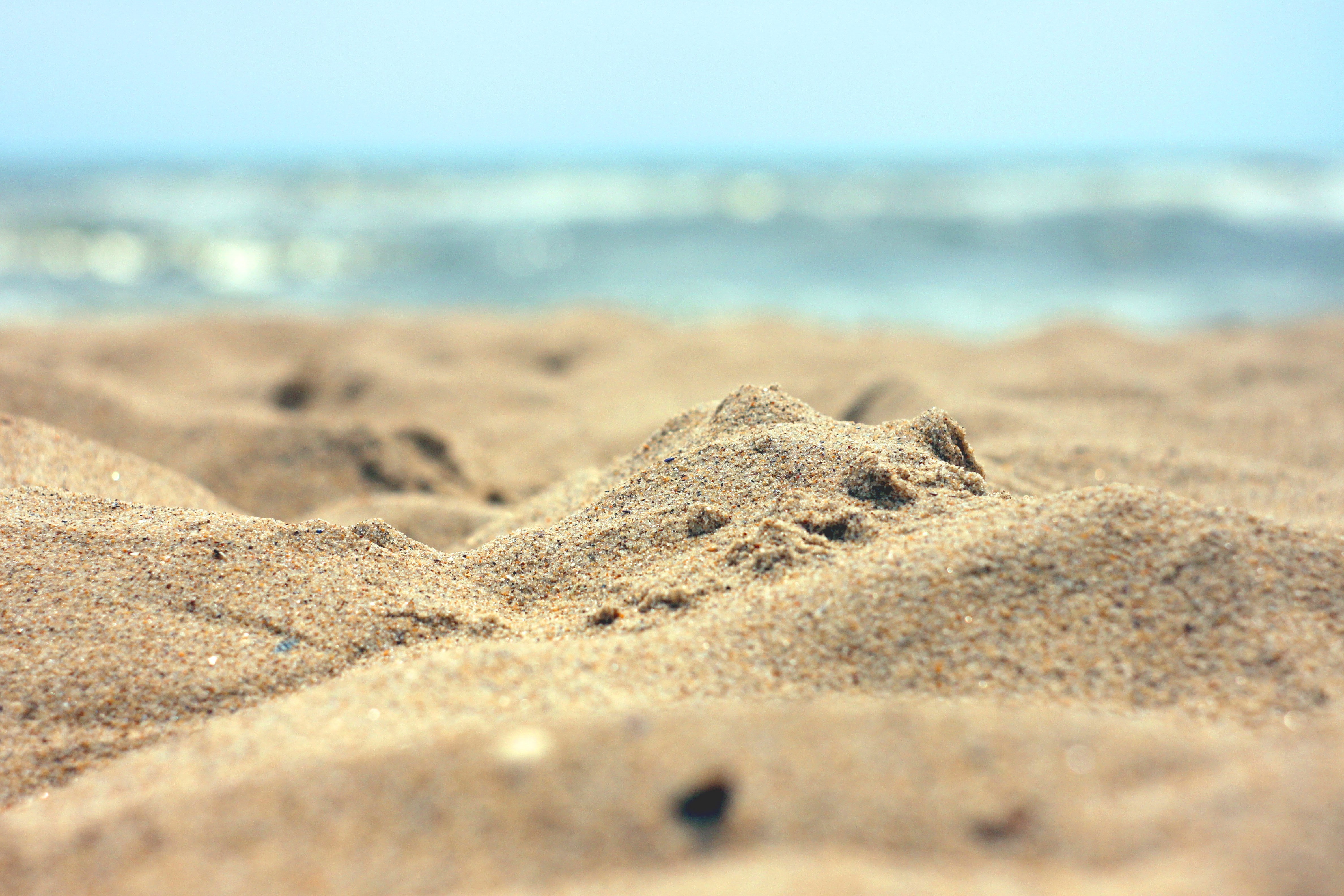 Sea, Nature, 4K, beach, summer, waves, water, landscape, sand, Macro, HD Wallpaper