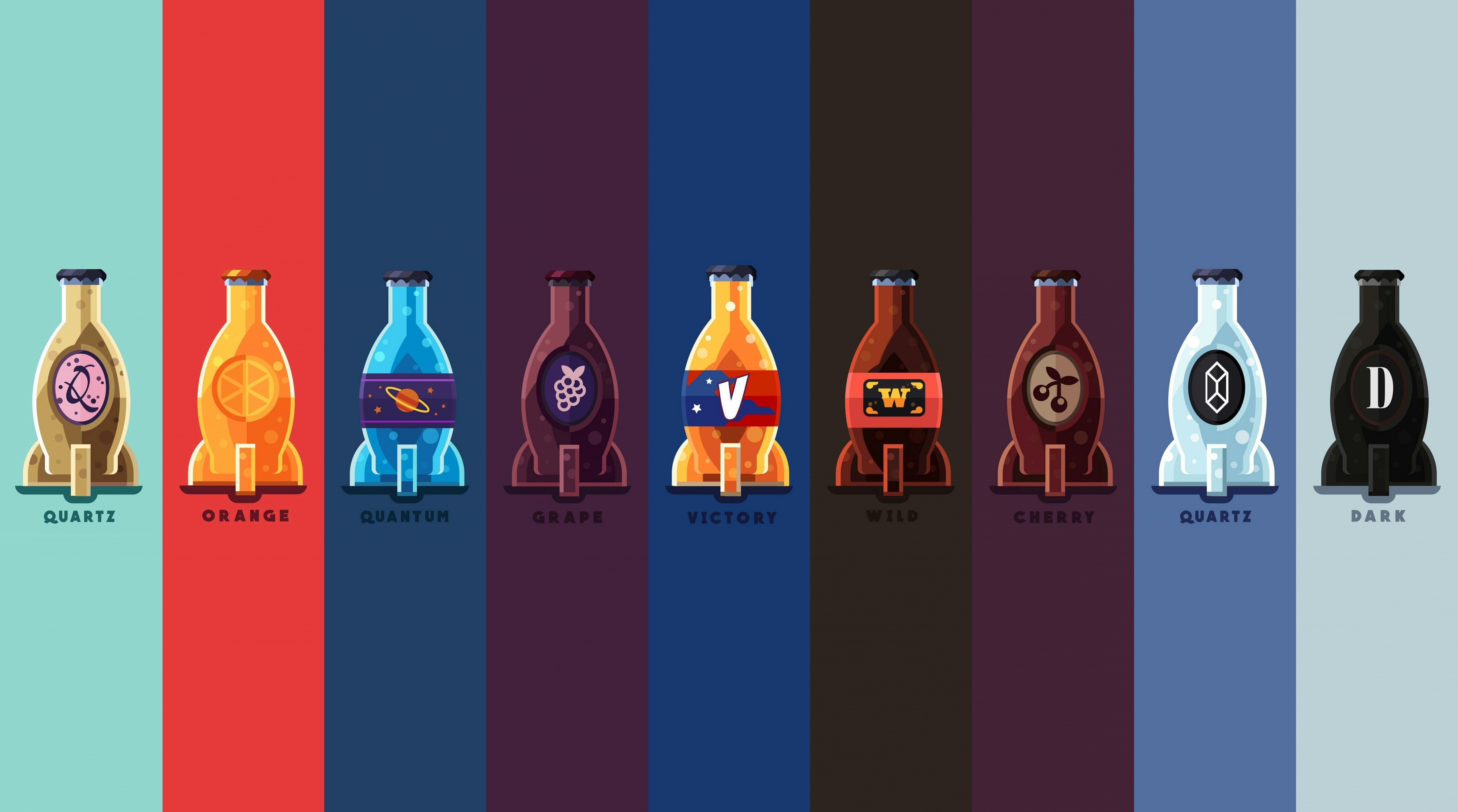 5K, Nuka, Cool, Fallout, Games, Collage, Cola, HD Wallpaper
