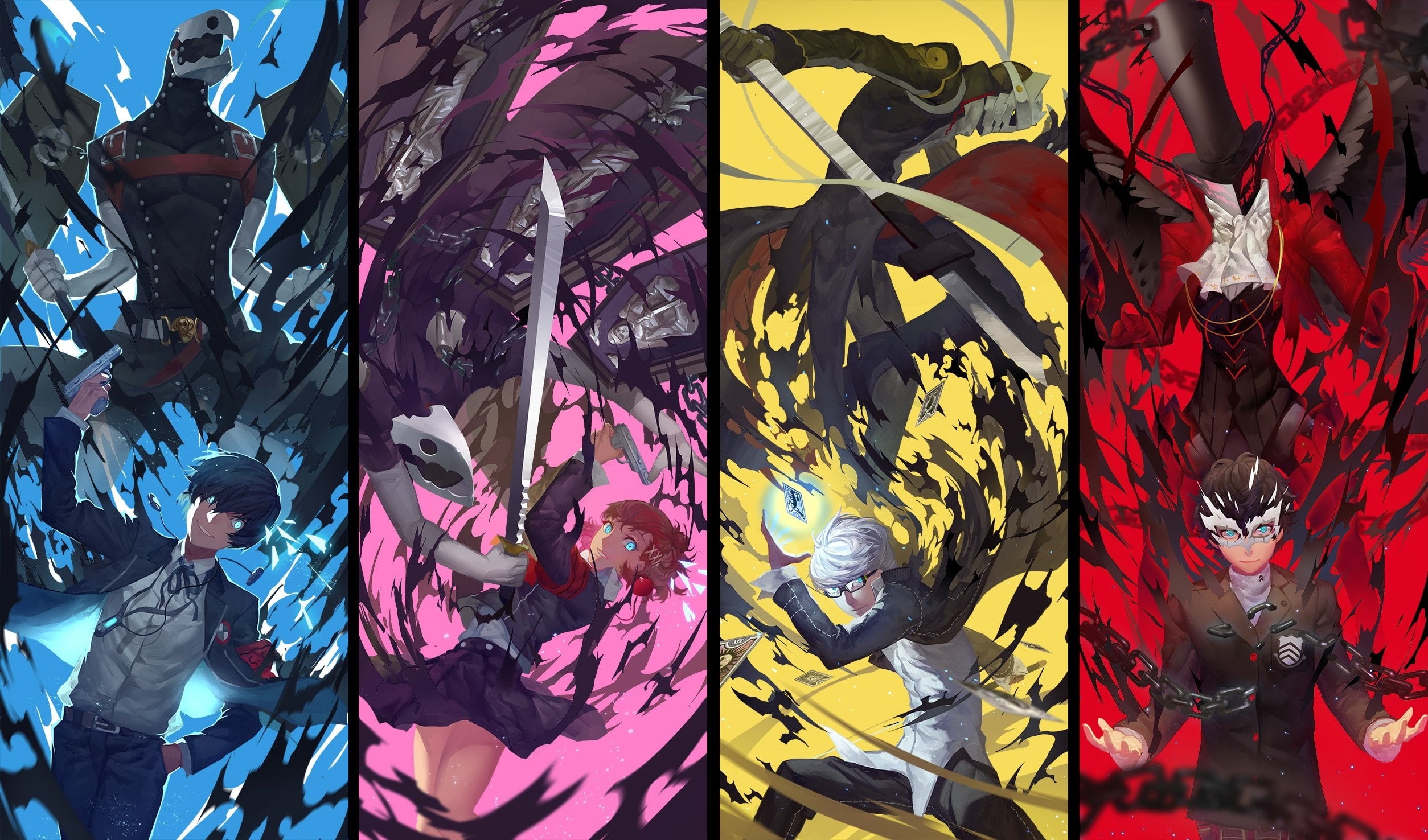 Anime, 1080P, nanaya, narukami yuu, protagonist, persona series, HD Wallpaper
