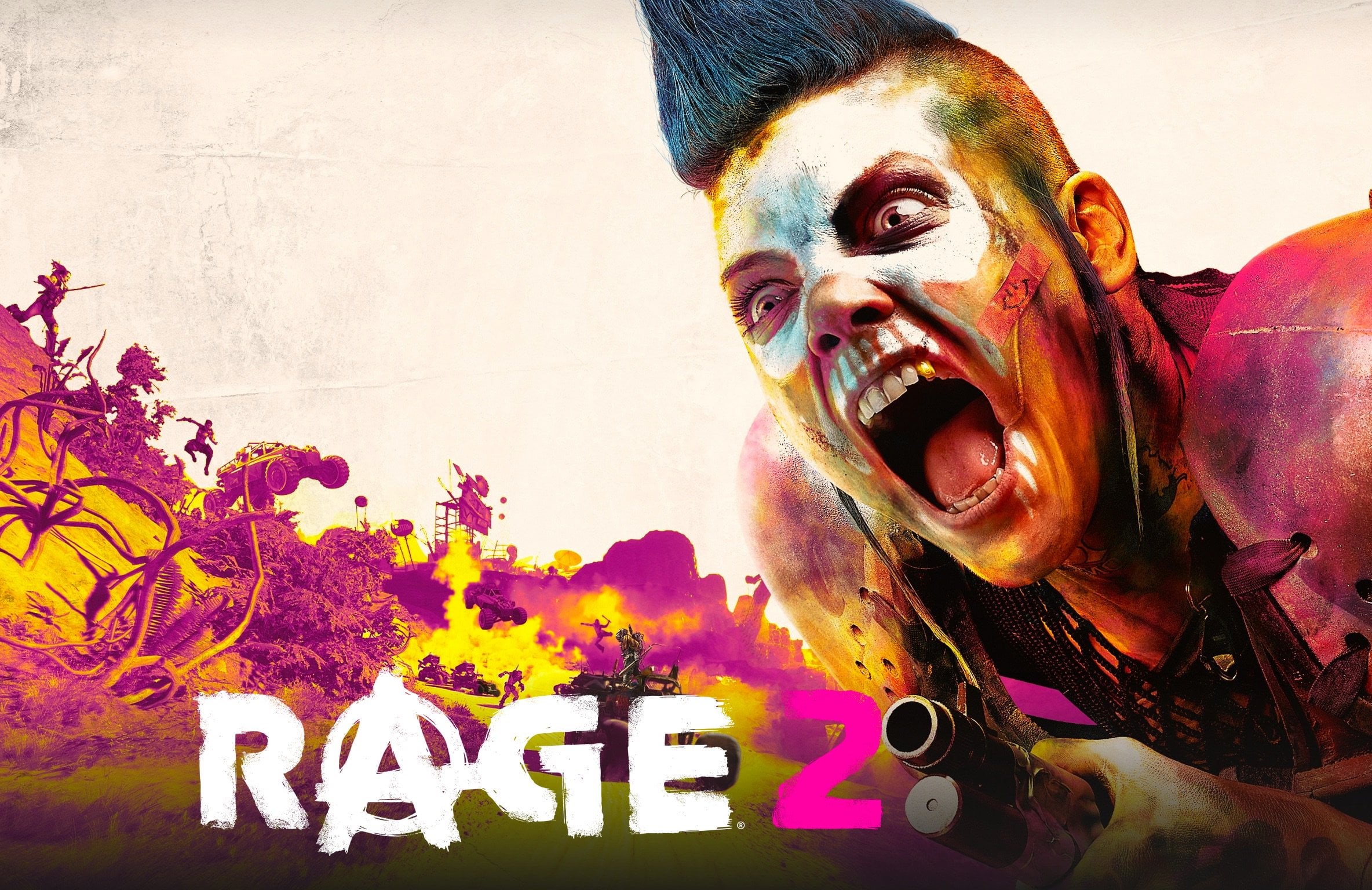 paint, looking at camera, headshot, mouth open, nature, mouth, leisure activity, real people, day, 1080P, video games, portrait, shouting, emotion, low angle view, HD Wallpaper