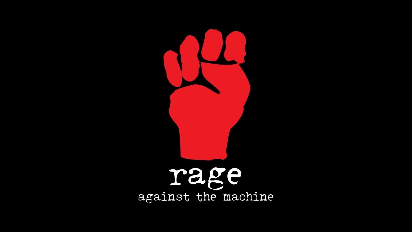 sign, symbol, human hand, body part, people, Rage Against the Machine, communication, black background, healthcare and medicine, red, close-up, music, human body part, HD Wallpaper