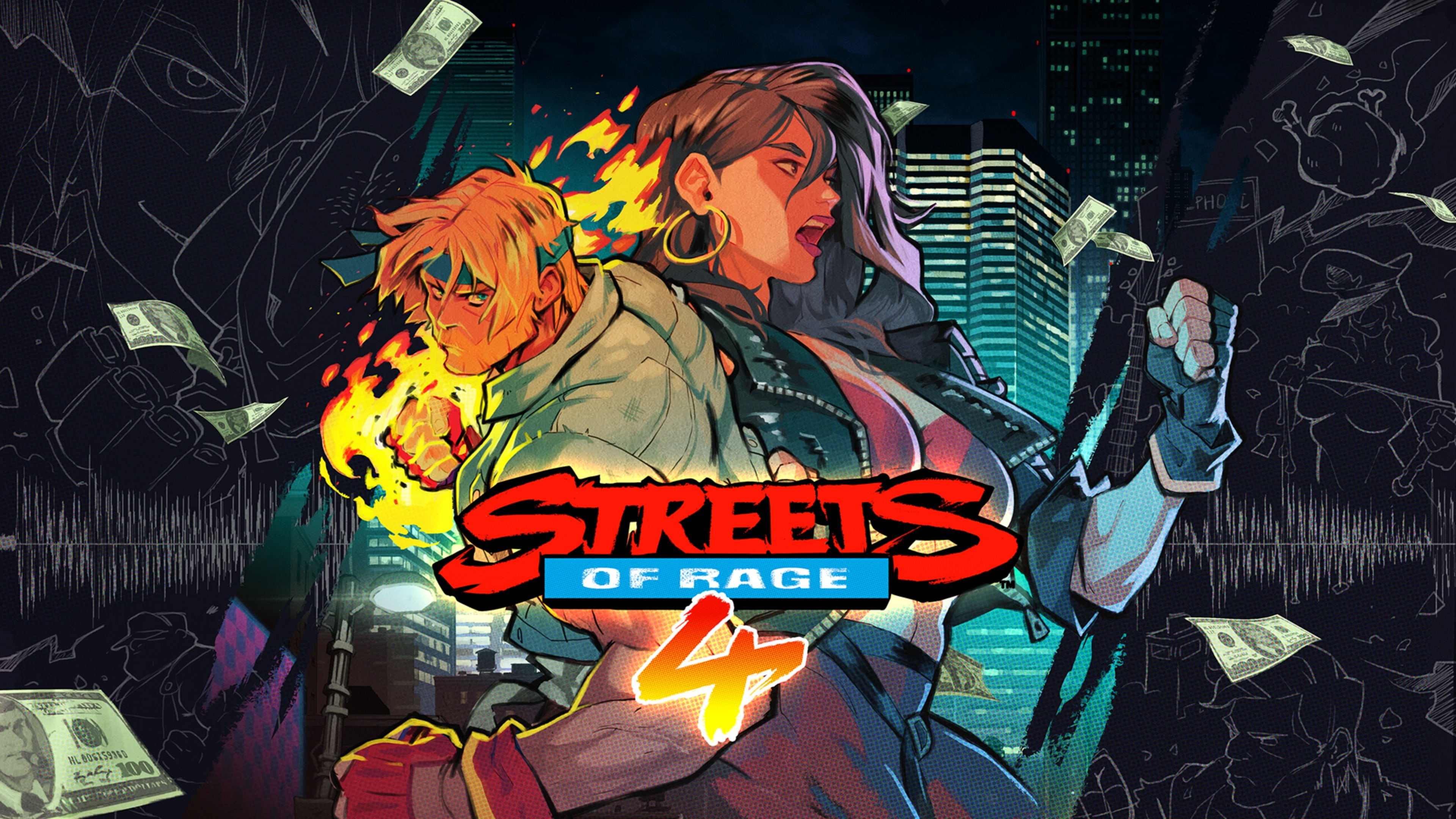 typography, Streets of Rage, video game art, Axel Stone, video game characters, Streets of Rage 4, 4K, HD Wallpaper