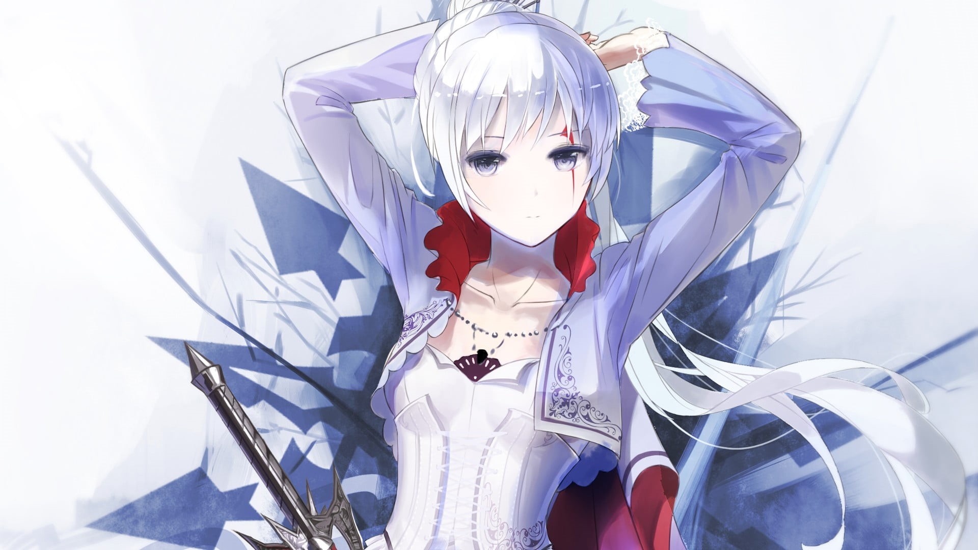 young adult, fashion, representation, anime, 1080P, day, costume, RWBY, one person, front view, women, nature, creativity, anime girls, sky, real people, HD Wallpaper