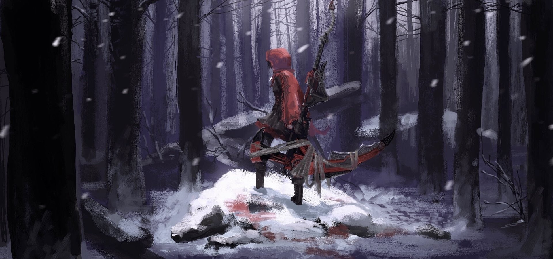 frozen, one person, flame, Ruby Rose (RWBY), front view, melting, fire - natural phenomenon, fire, forest, RWBY, nature, cold temperature, real people, HD Wallpaper