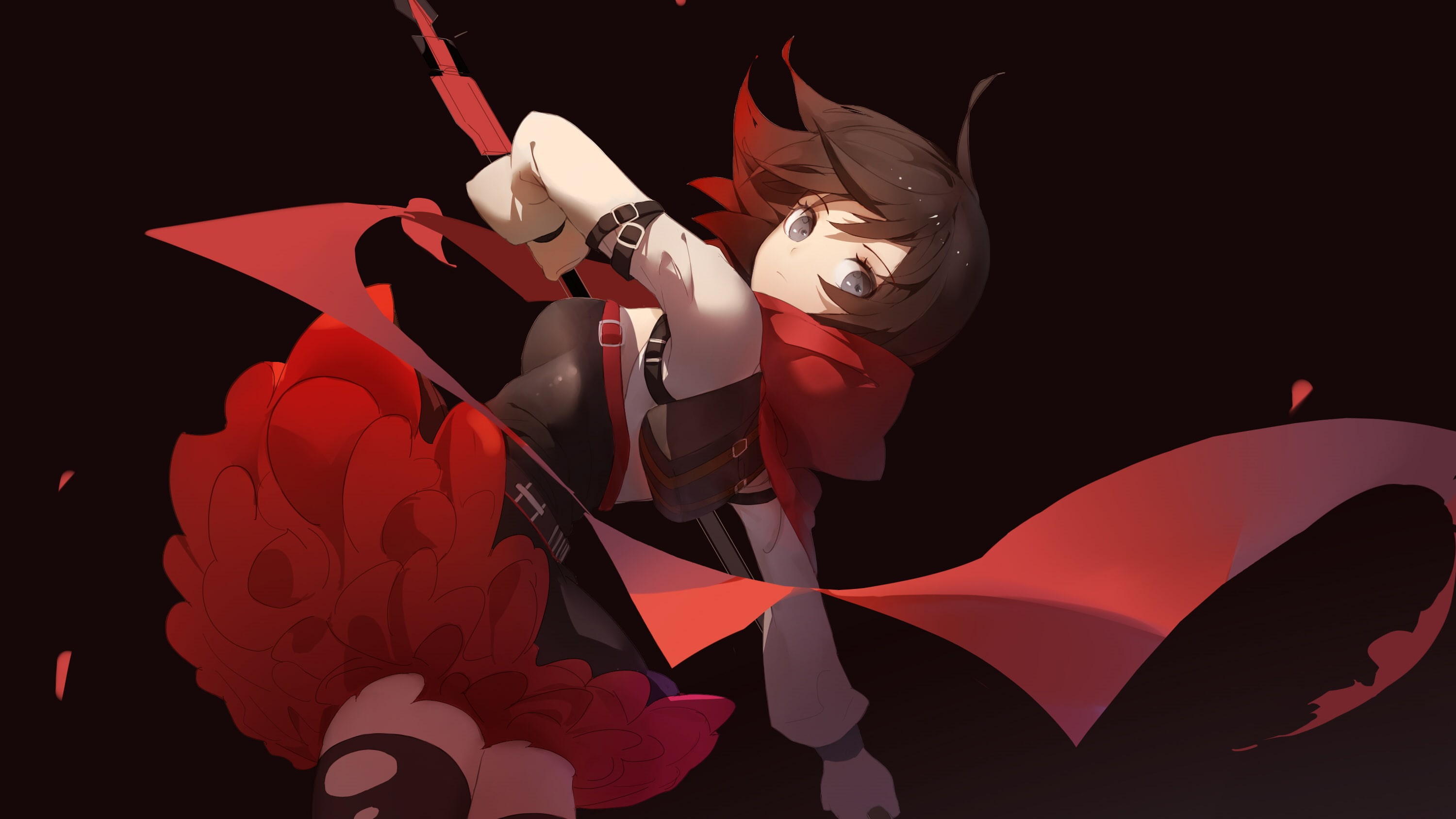 Rose, RWBY, 2K, Ruby, HD Wallpaper