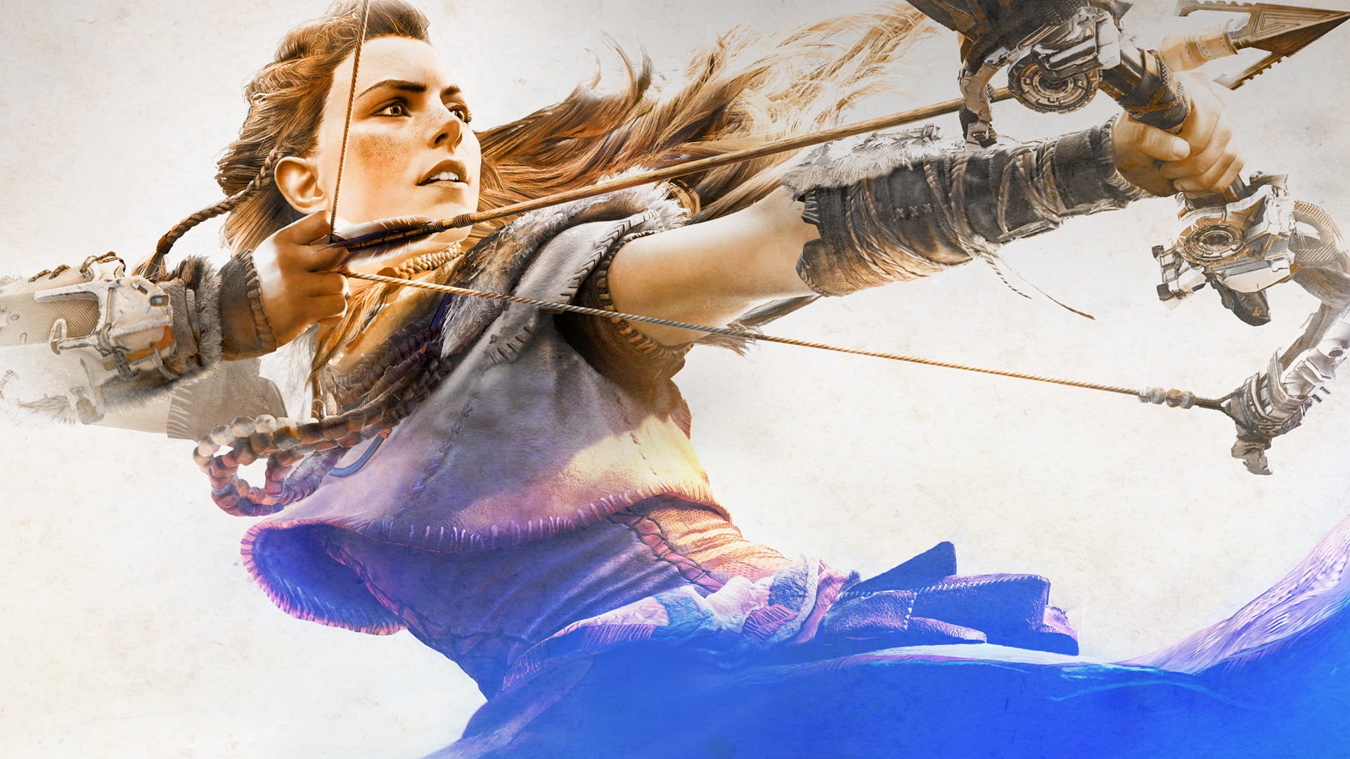 portrait, Zero, one person, women, Dawn, beauty, females, long hair, nature, Aloy, the past, young women, hairstyle, weapon, day, outdoors, adult, hair, HD Wallpaper