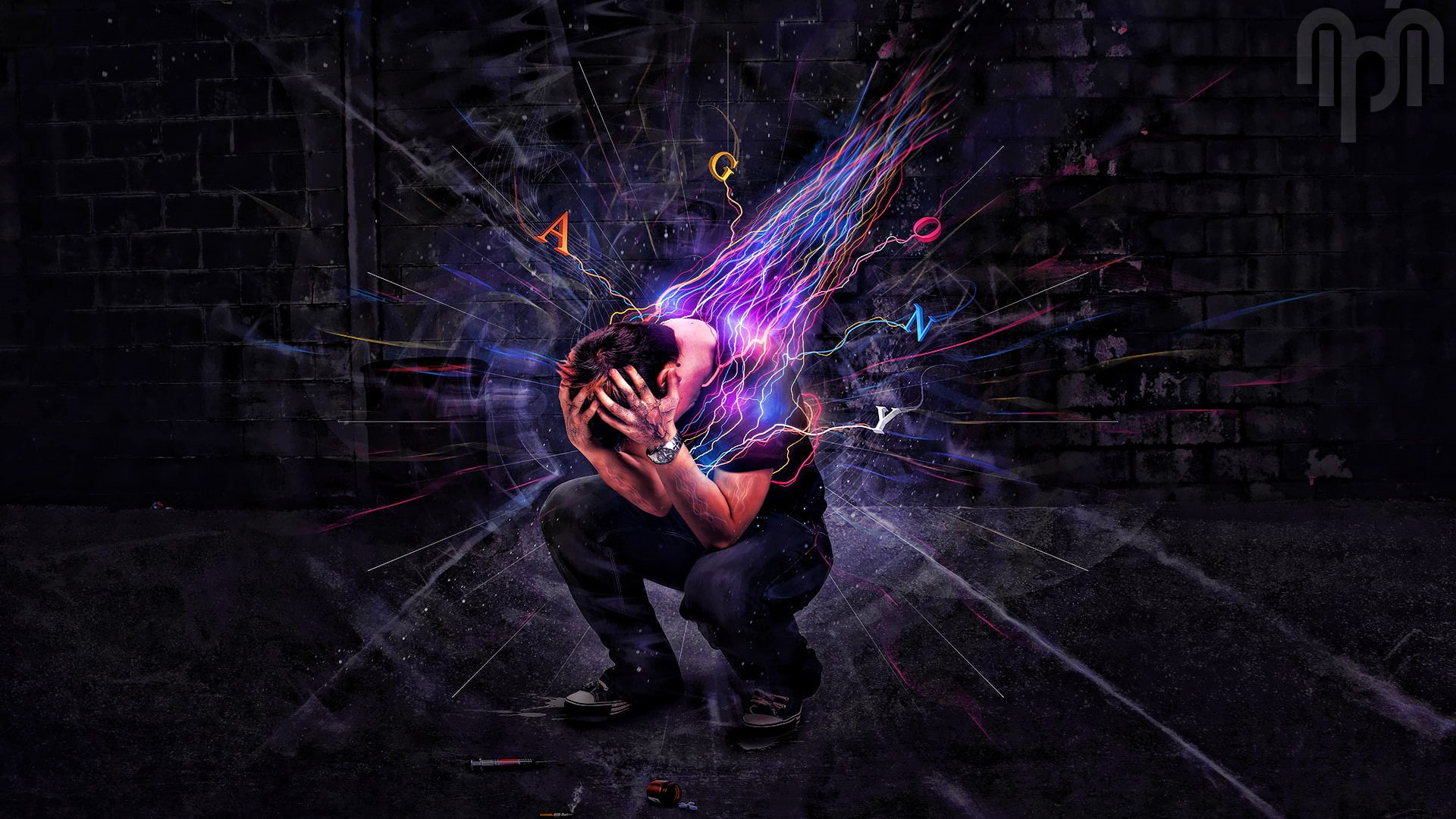 Energy, Agony, 1080P, Frustration, HD Wallpaper