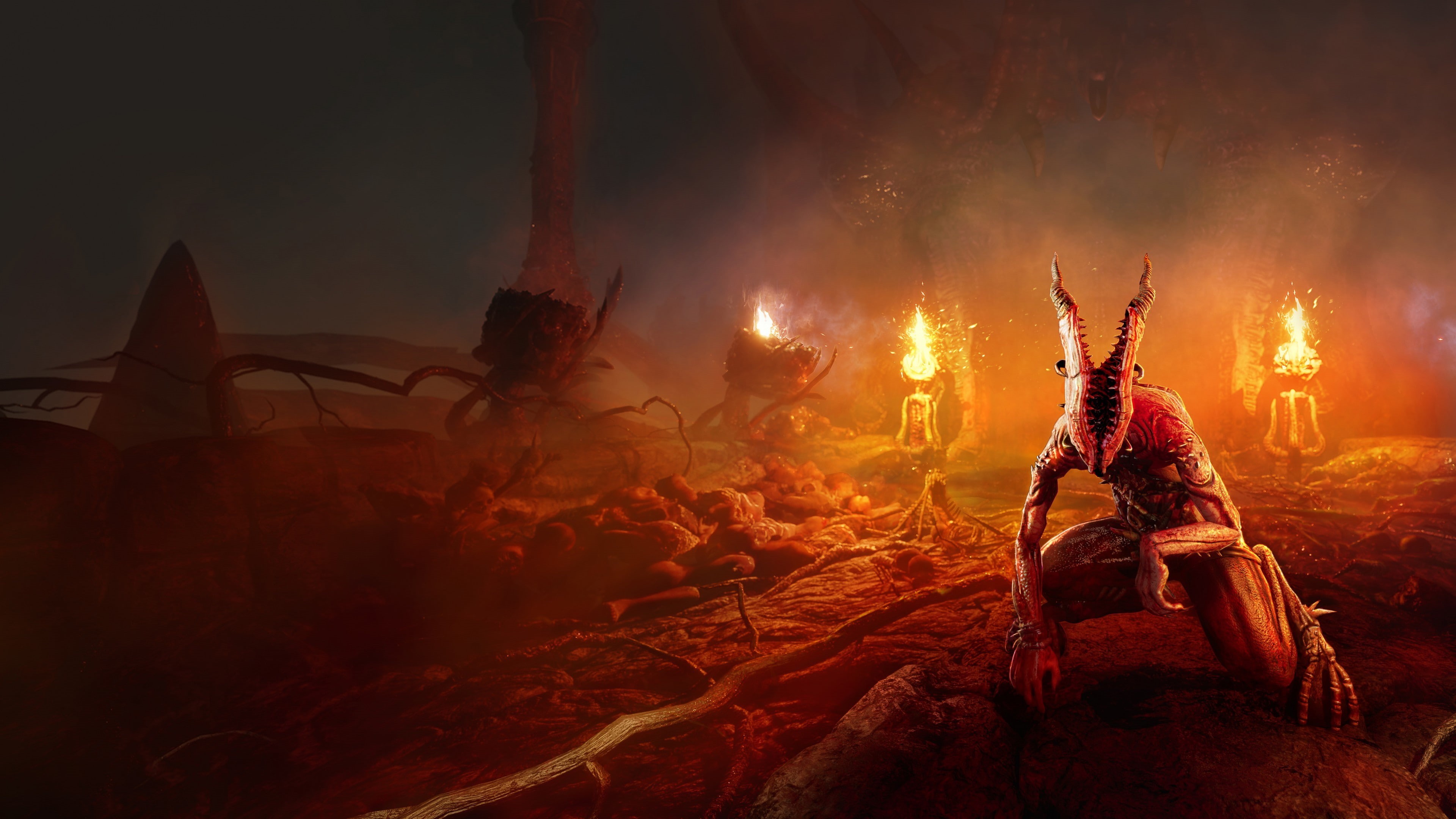 4K, Agony, screenshot, 4k, HD Wallpaper