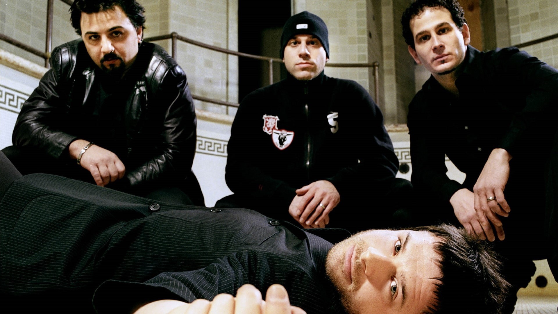looking at camera, architecture, law, Life of agony, people, 1080P, real people, adult, government, Faces, sofa, sitting, young men, Band, three quarter length, HD Wallpaper