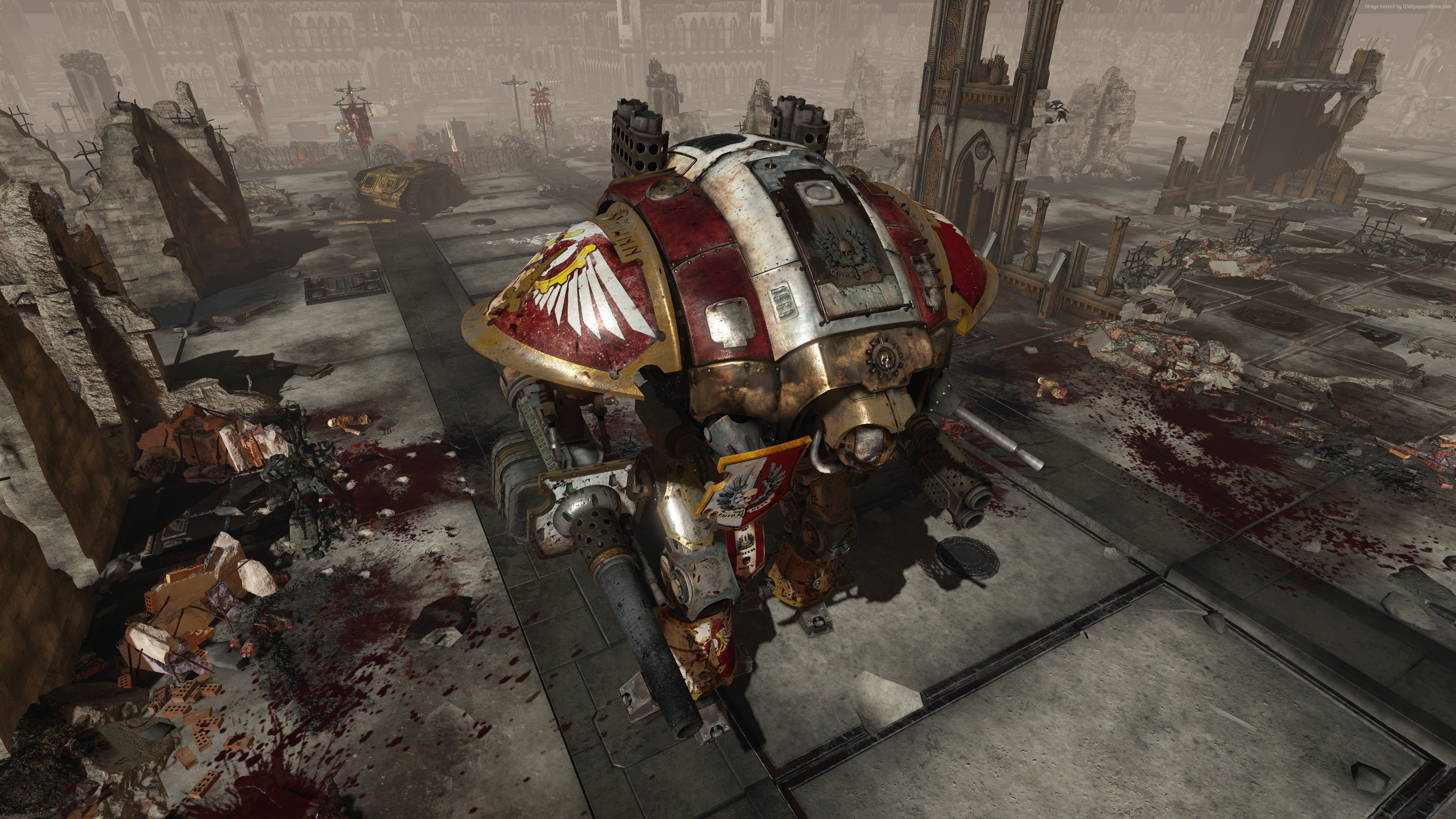 fighting, Warhammer 40K: Inquisitor - Martyr, built structure, no people, conflict, old, history, transportation, the past, outdoors, representation, day, HD Wallpaper