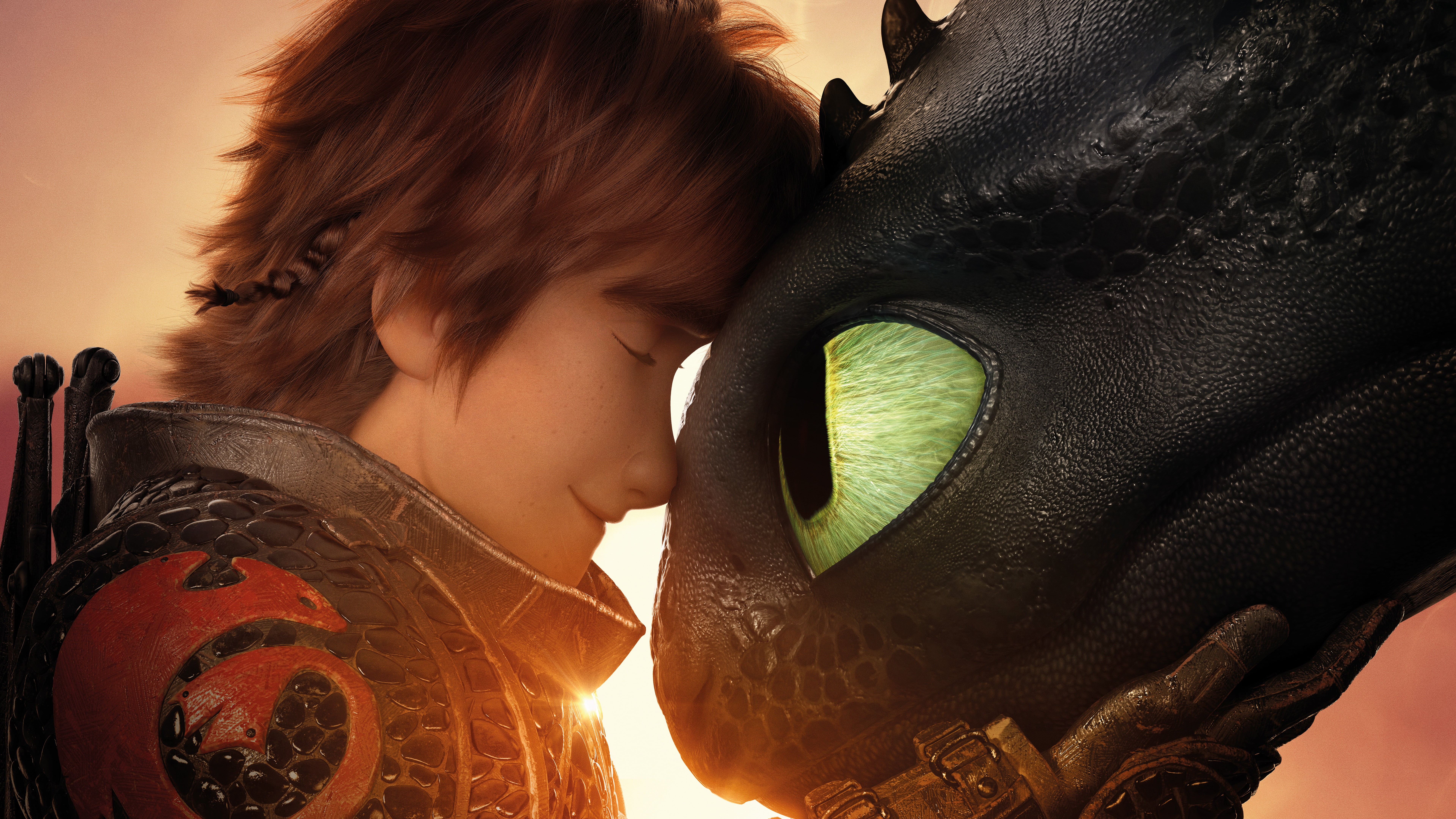 Hiccup, Night Fury, 8K, how to train your dragon 3, HD Wallpaper