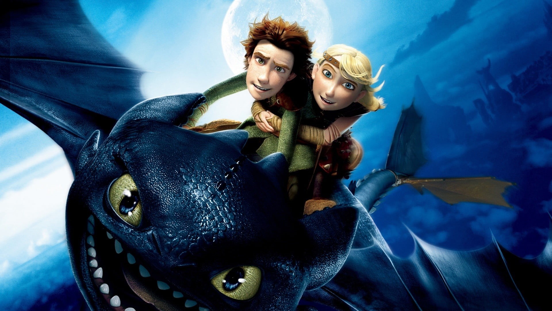 beautiful woman, train, clothing, hairstyle, love, two people, animated movies, positive emotion, men, togetherness, dragon, beauty, heterosexual couple, HD Wallpaper