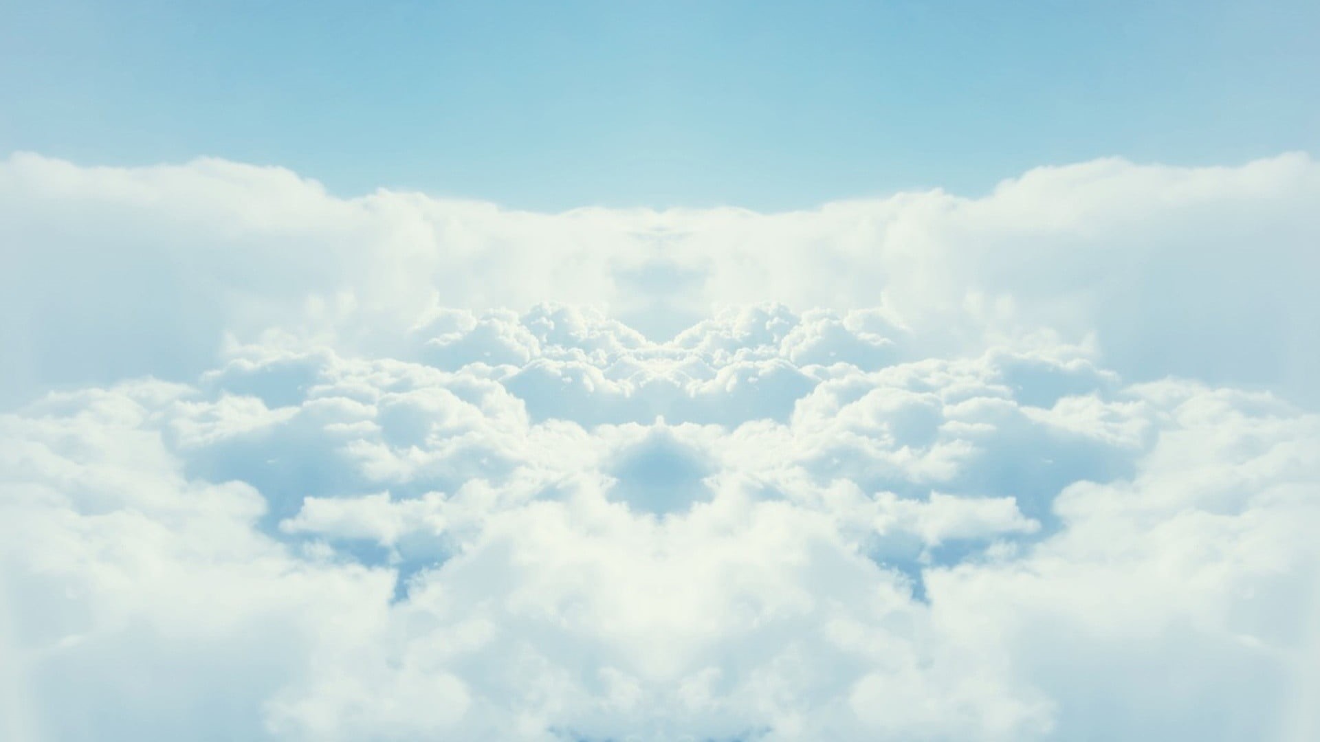 sky, backgrounds, fluffy, cloud - sky, ominous, bright, low angle view, dreamlike, tranquil scene, white color, heaven, meteorology, outdoors, white, scenics - nature, HD Wallpaper