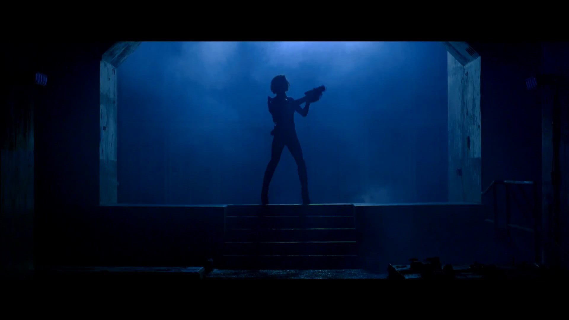dark, illuminated, architecture, back lit, 1080P, holding, stage, full length, communication, staircase, silhouette, indoors, one person, performance, HD Wallpaper