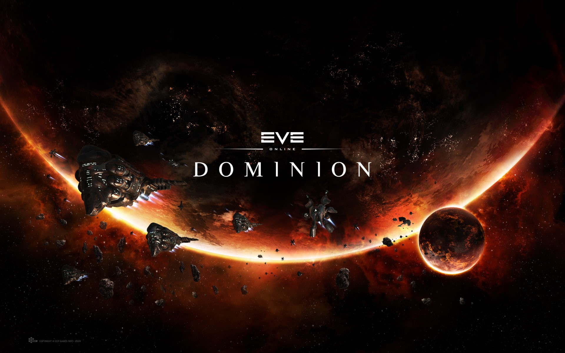 video games, 1080P, spaceships, online, hd, planets, eve, HD Wallpaper