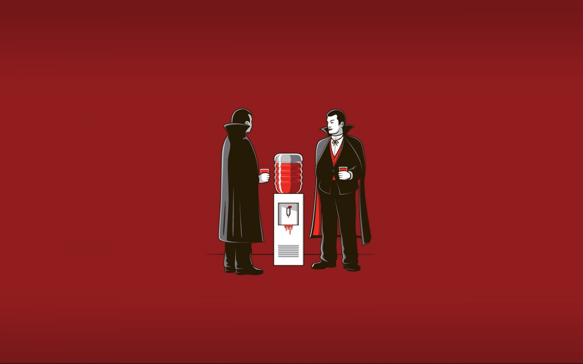 Office, dark, humor, 1080P, funny, technology, hd, horror, x, 1920x1200 px, blood, vampire, art, asus, px, HD Wallpaper