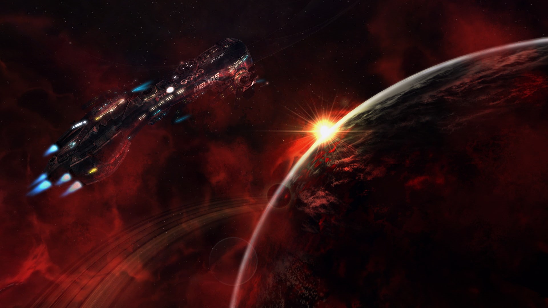 gemini, starpoint gemini, spaceship, 1080P, starpoint, sci fi, HD Wallpaper