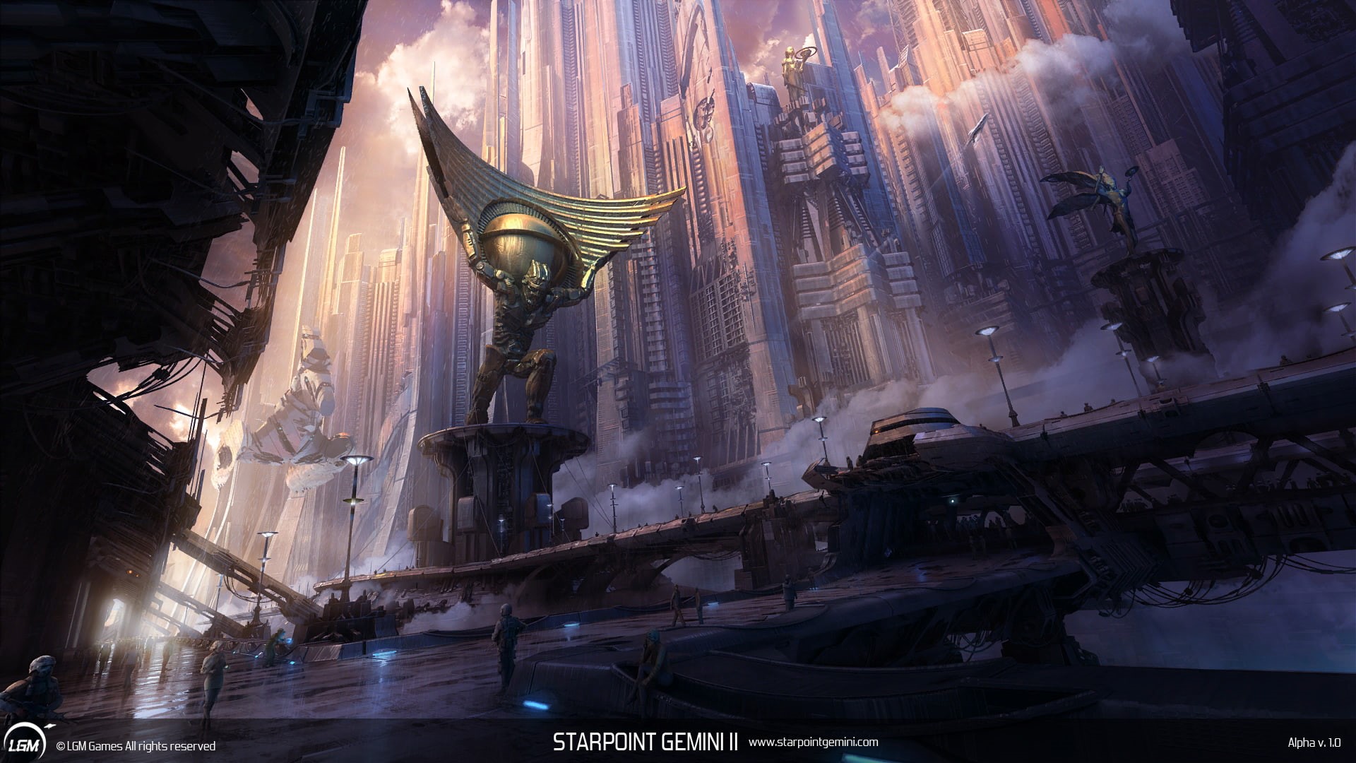 sci fi, 1080P, gemini, starpoint, spaceship, starpoint gemini, HD Wallpaper