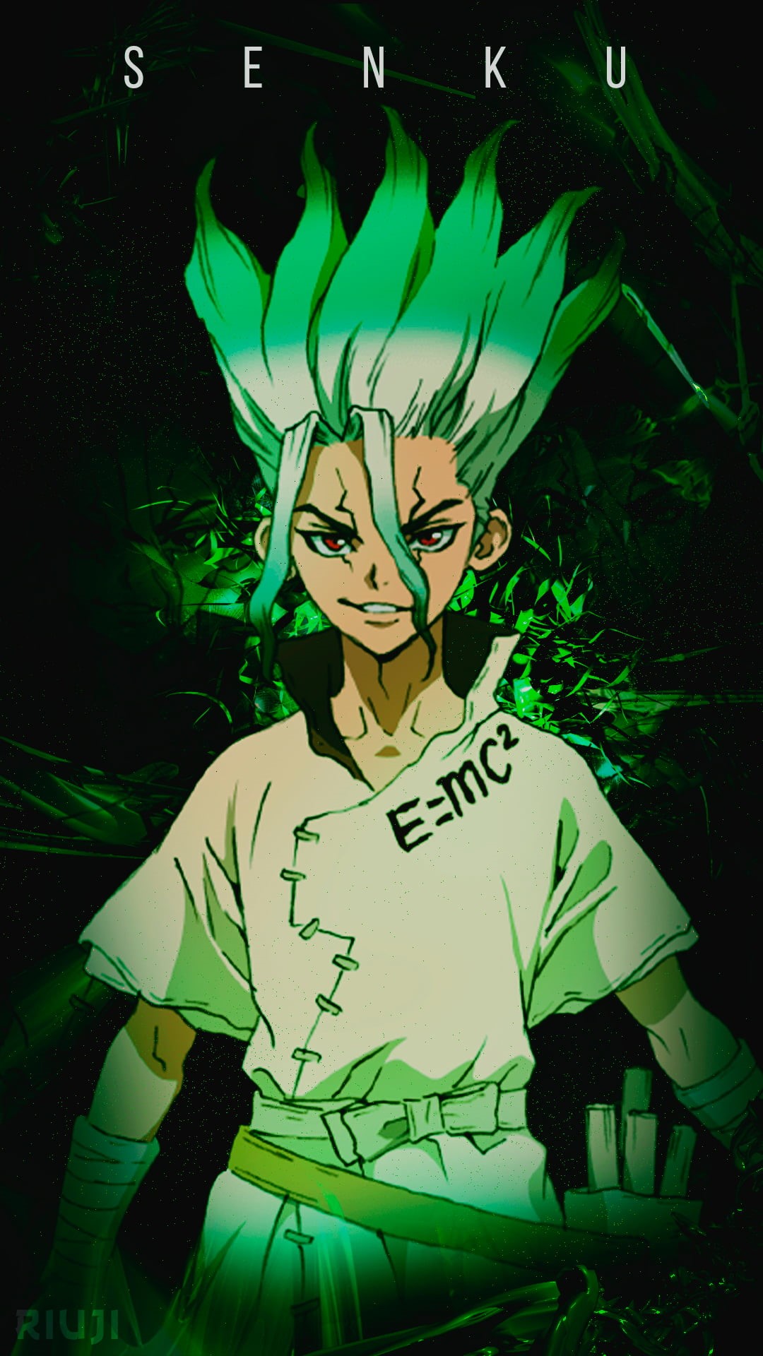 1080P, anime, Dr. Stone, anime boys, Phone HD Wallpaper