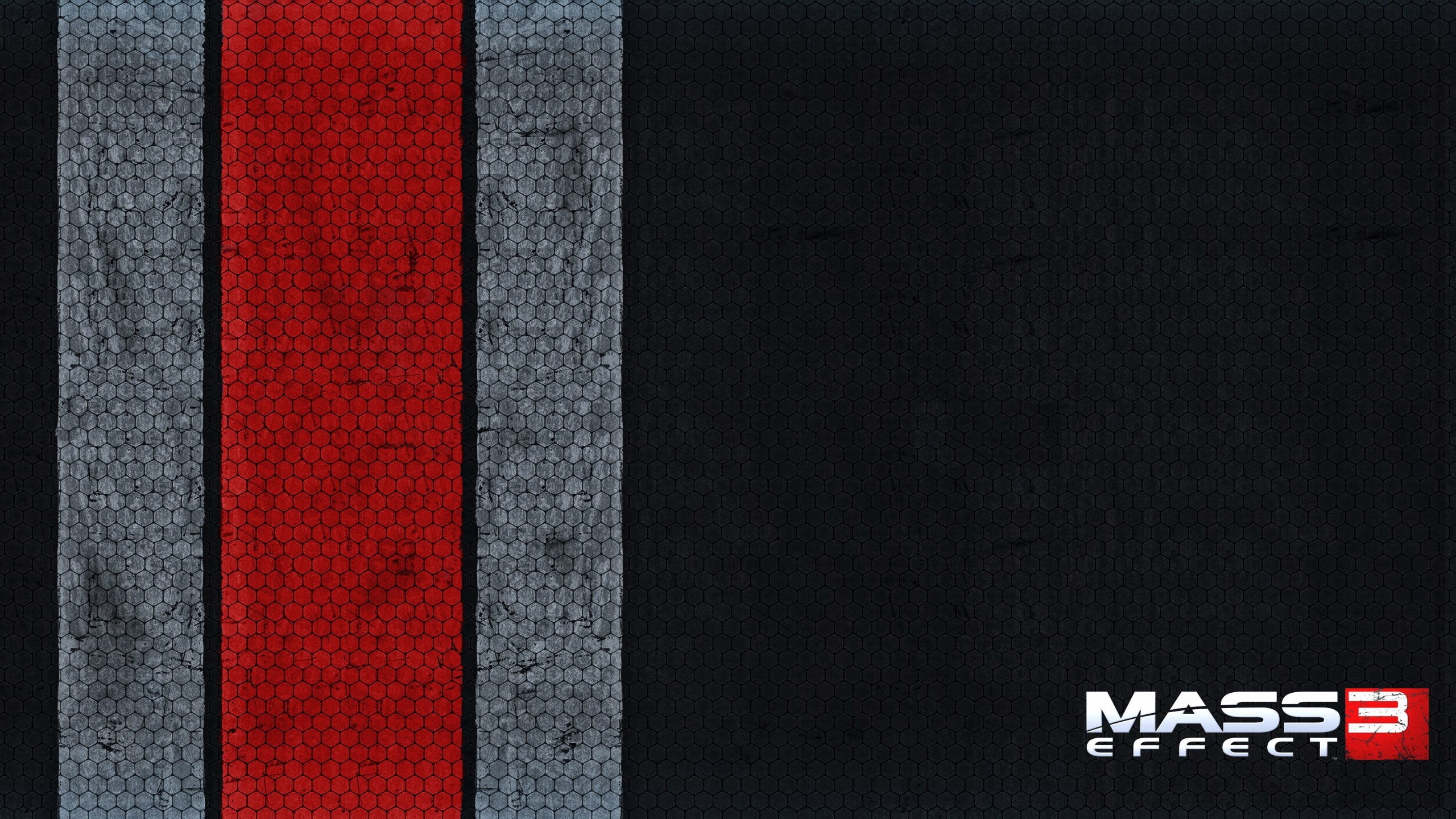 western script, effect, symbol, close-up, guidance, white color, 2K, Mass Effect, road, striped, text, wall - building feature, red, architecture, HD Wallpaper