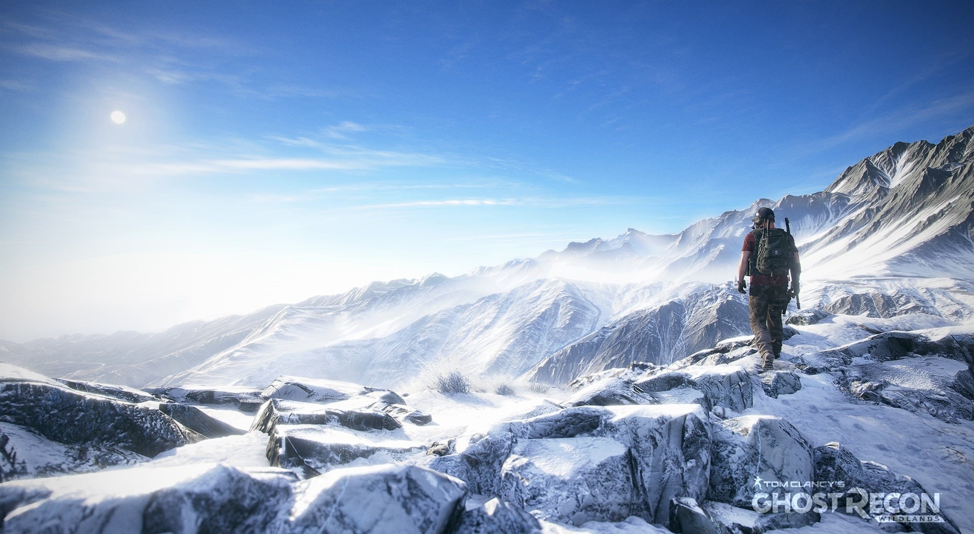 mountain range, snow, day, sunlight, Game, outdoors, leisure activity, lifestyles, mountain, adventure, beauty in nature, real people, scenics - nature, HD Wallpaper