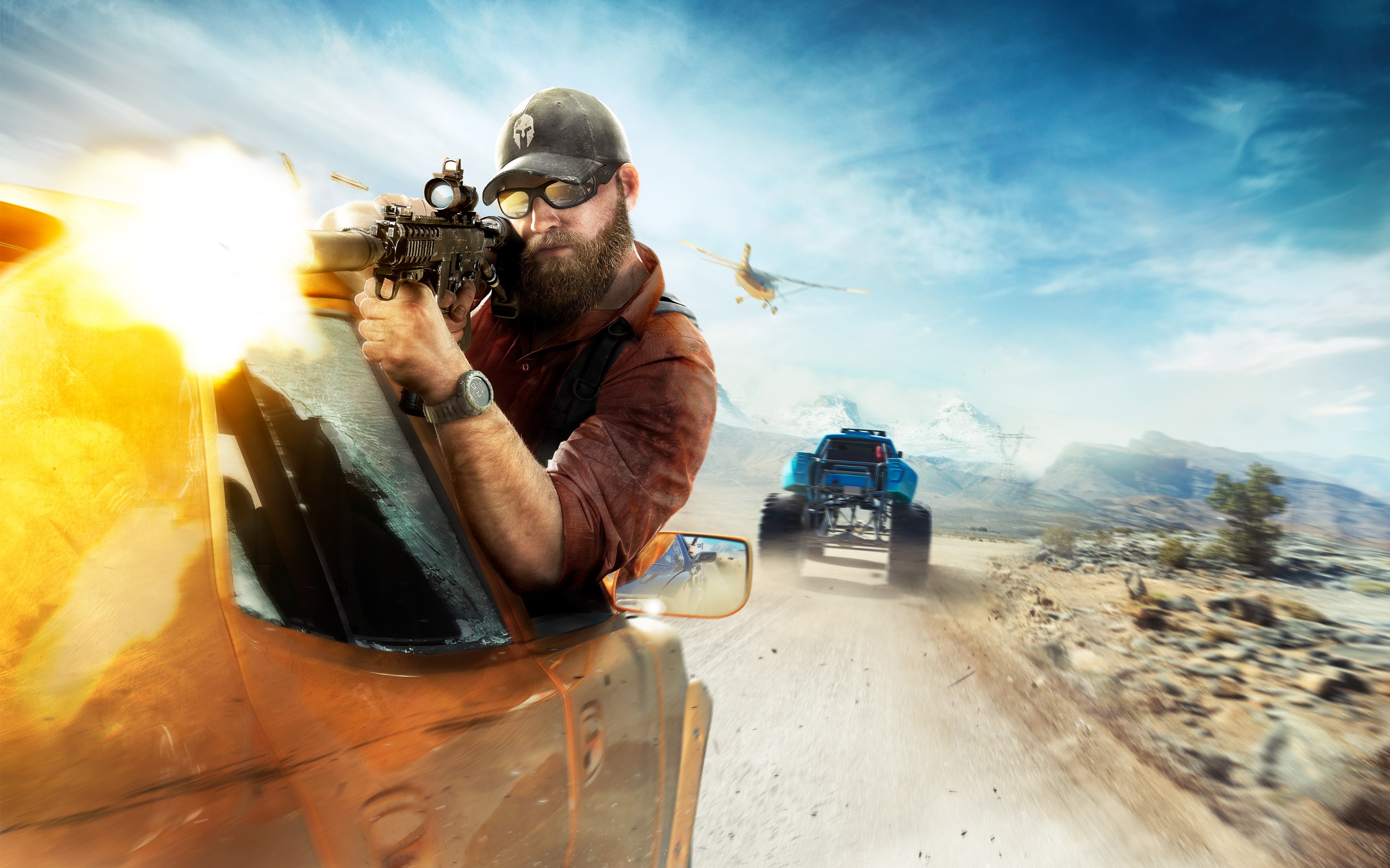 Road, Wildlands, Clancy, Recon, 4K, Narco, Tom, s, k, Ghost, HD Wallpaper