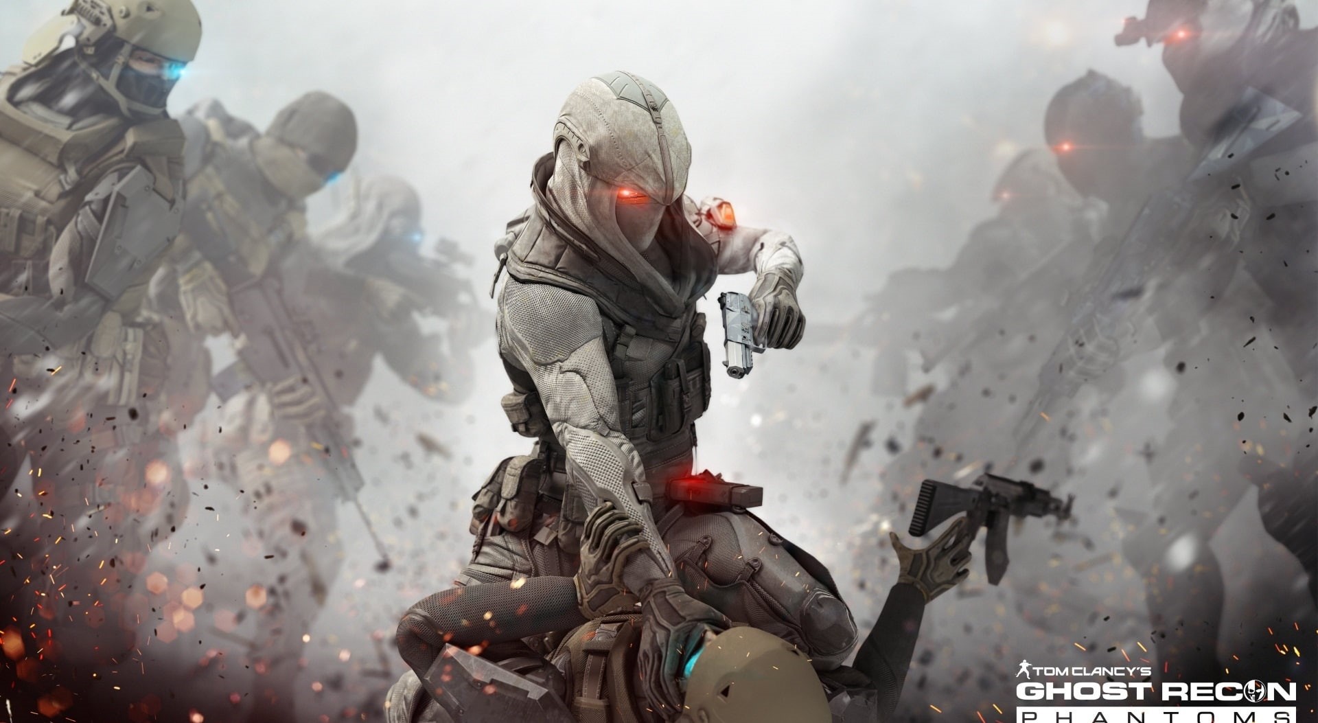 representation, Phantoms, holding, ghost, 1080P, activity, sky, recon, creativity, ghost recon, Games, game, protection, nature, s, smoke - physical structure, HD Wallpaper