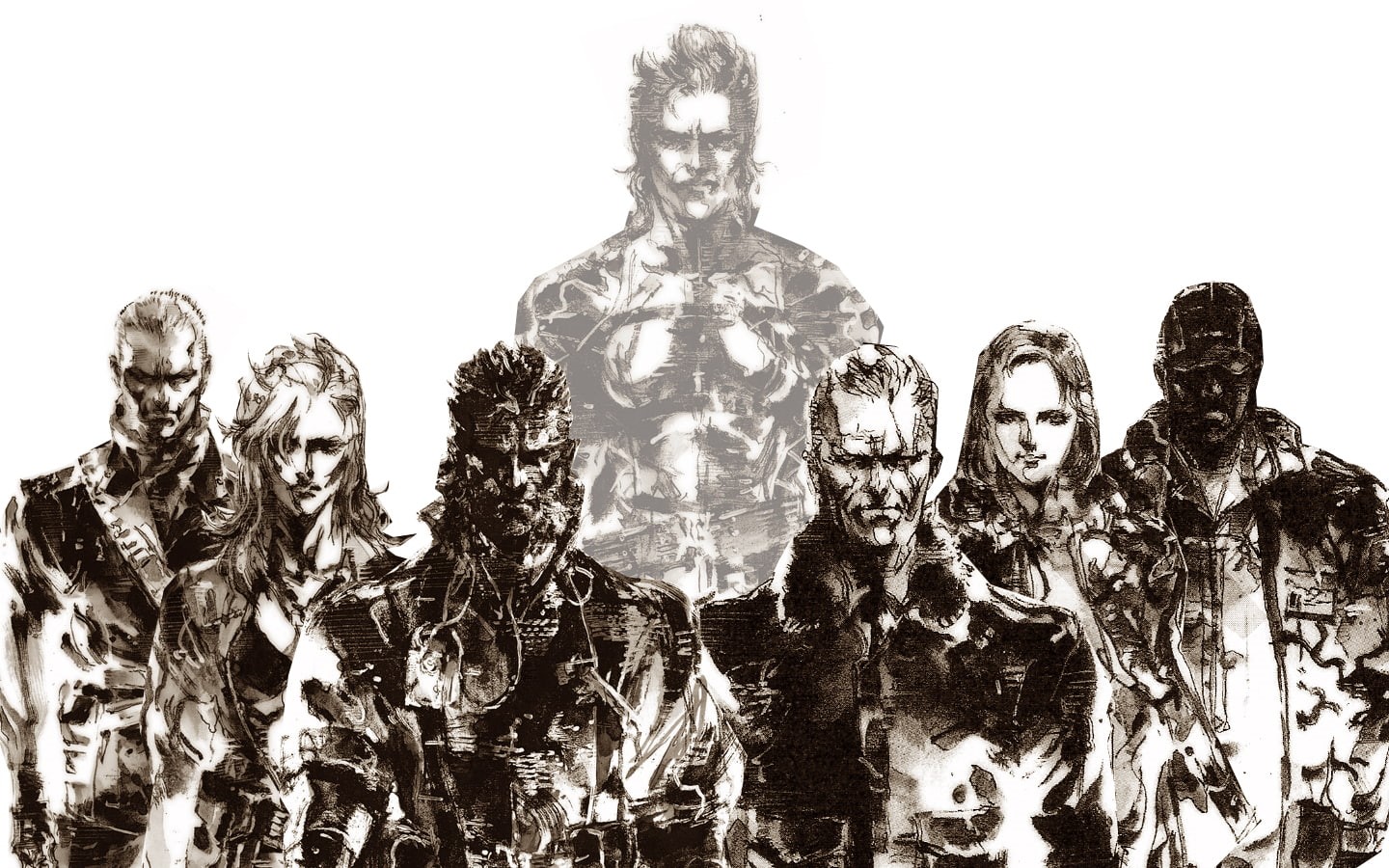 solid, hd, 720P, white, metal, gear, video games, HD Wallpaper