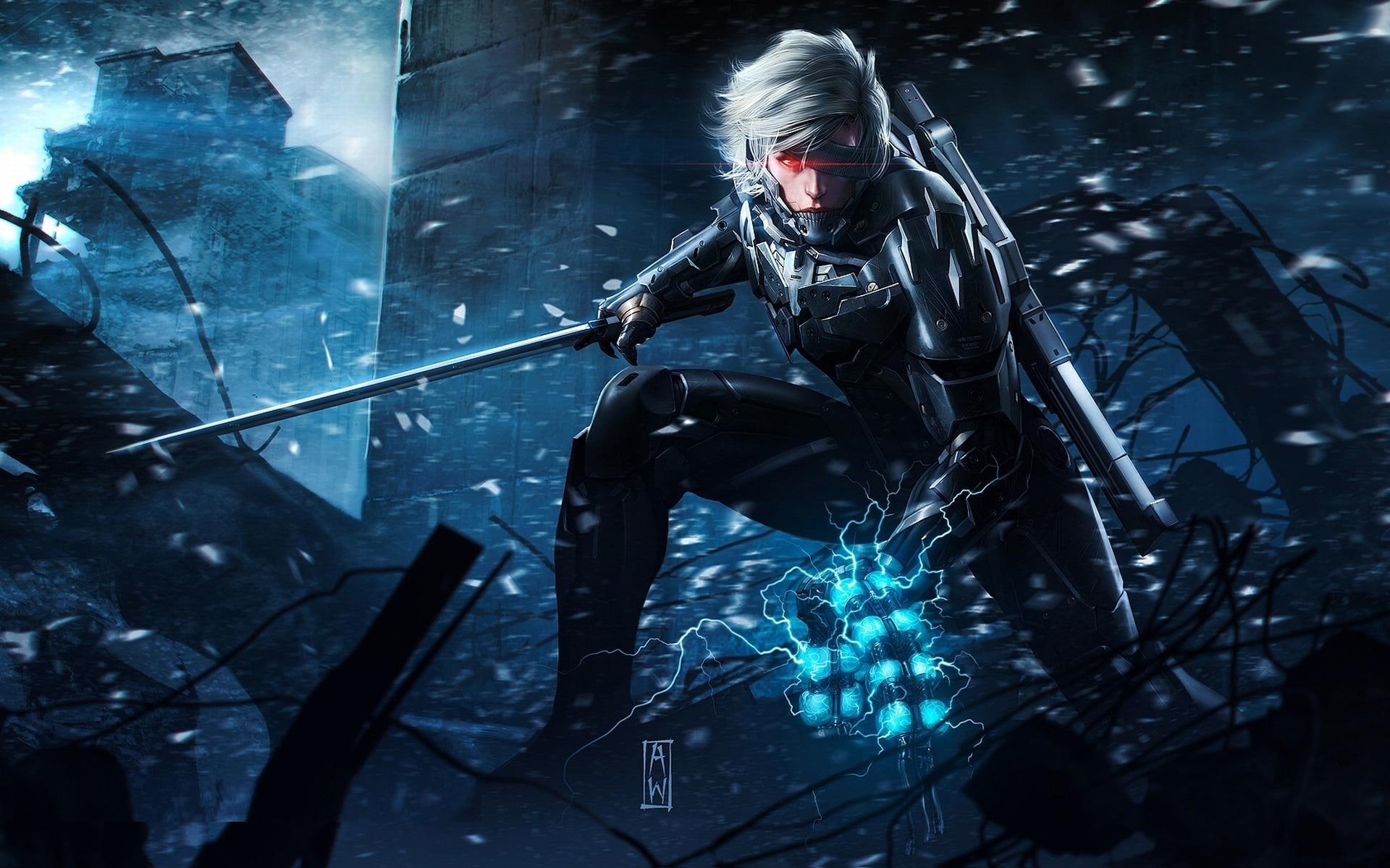 gear, metal, revengeance, game, games, 1080P, rising, HD Wallpaper