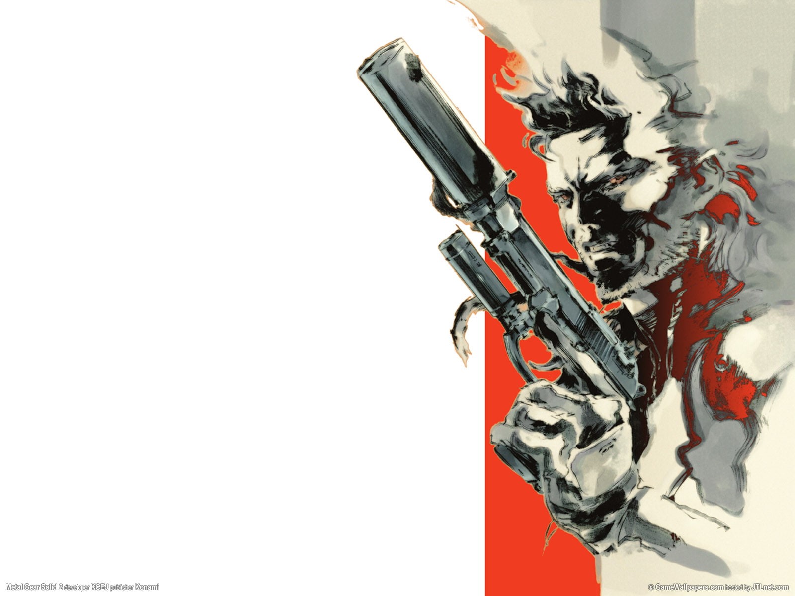 video games, solid, metal, gear, 720P, white, hd, HD Wallpaper