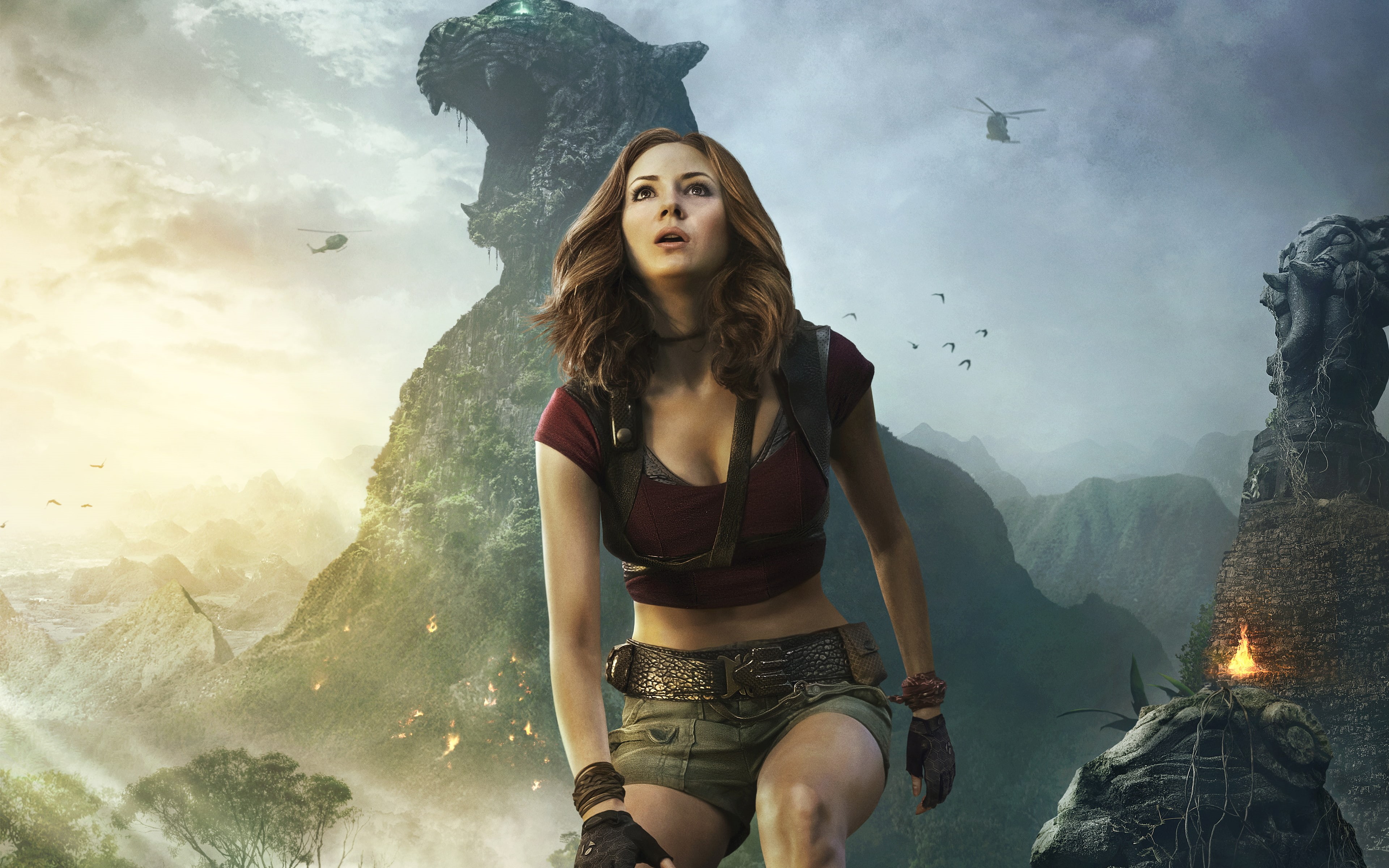 Karen, Jungle, Jumanji, Gillan, k, 4K, Welcome, The, HD Wallpaper