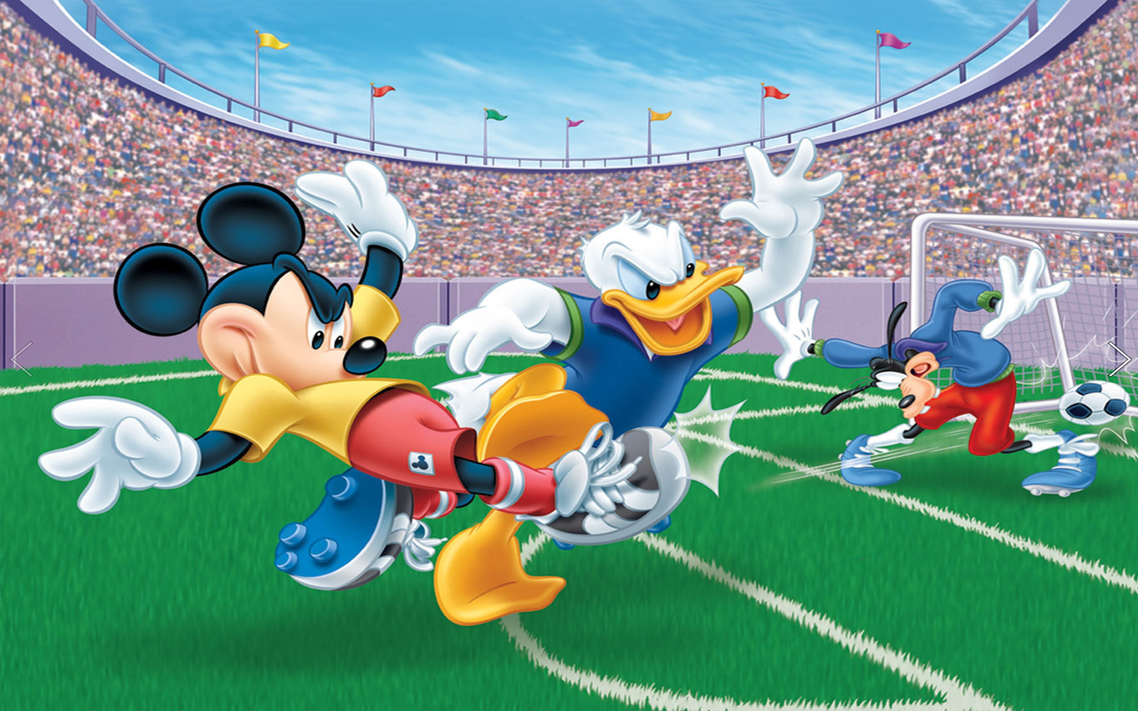 representation, disney, toy, nature, arms raised, multi colored, day, jigsaw, playground, enjoyment, mickey, goofy, animal representation, arts culture and entertainment, HD Wallpaper