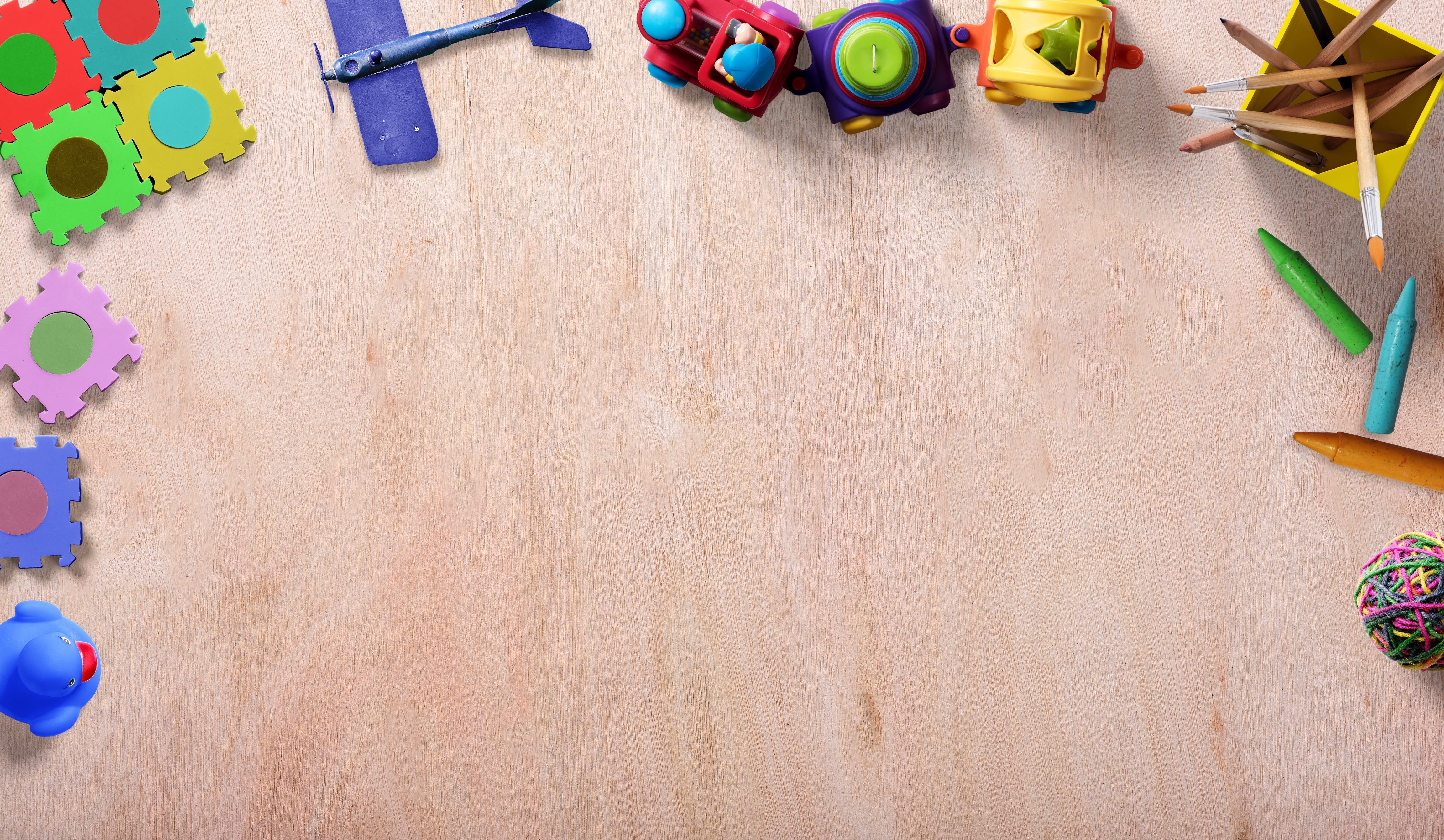 learning toy, colorful, play, crayons, no people, scrapbooking, paper, draw, puzzle, still life, multi colored, decoration, paint, wood - material, large group of objects, HD Wallpaper