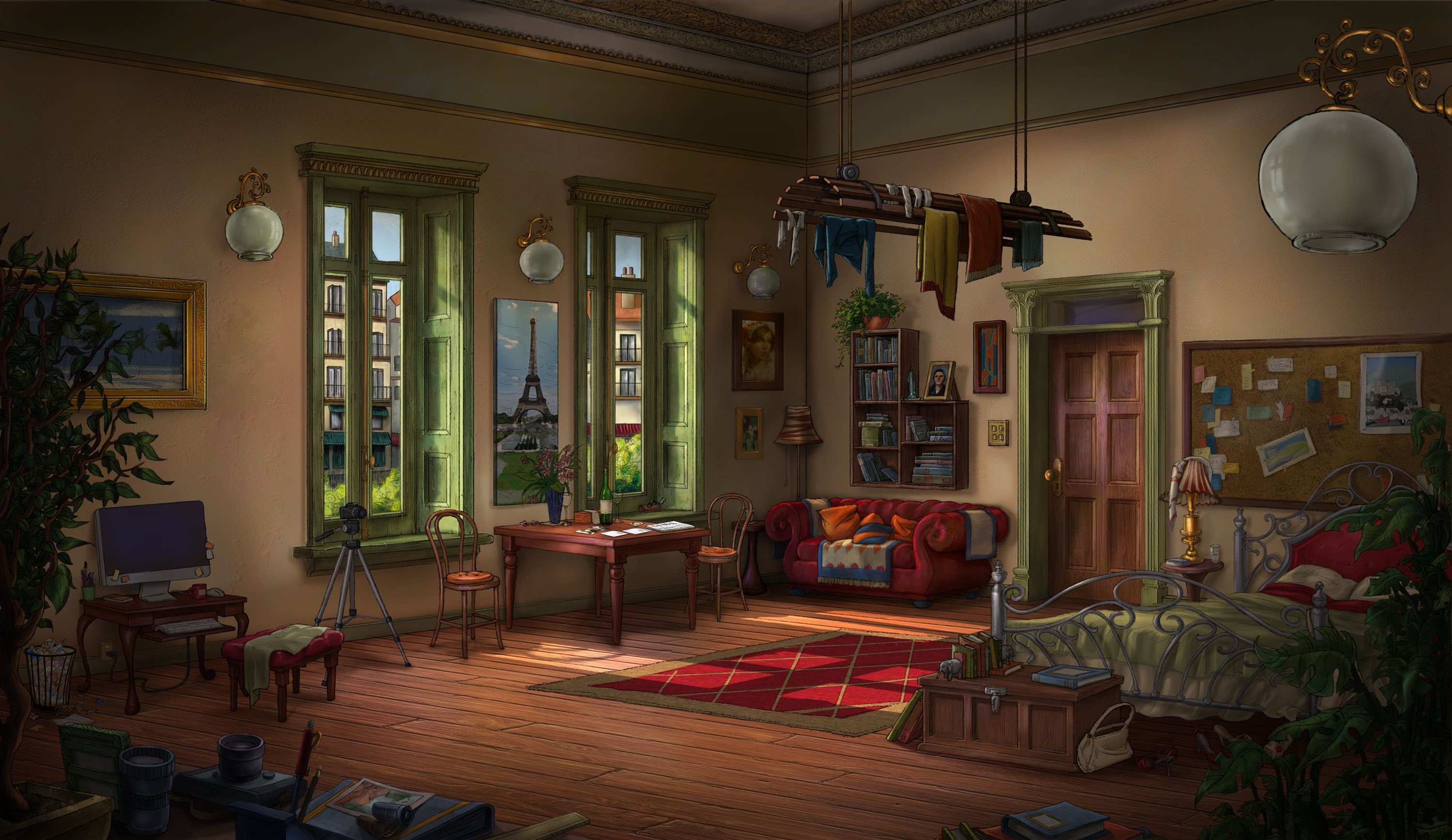 adventure, crime, broken, puzzle, 2K, sword, HD Wallpaper