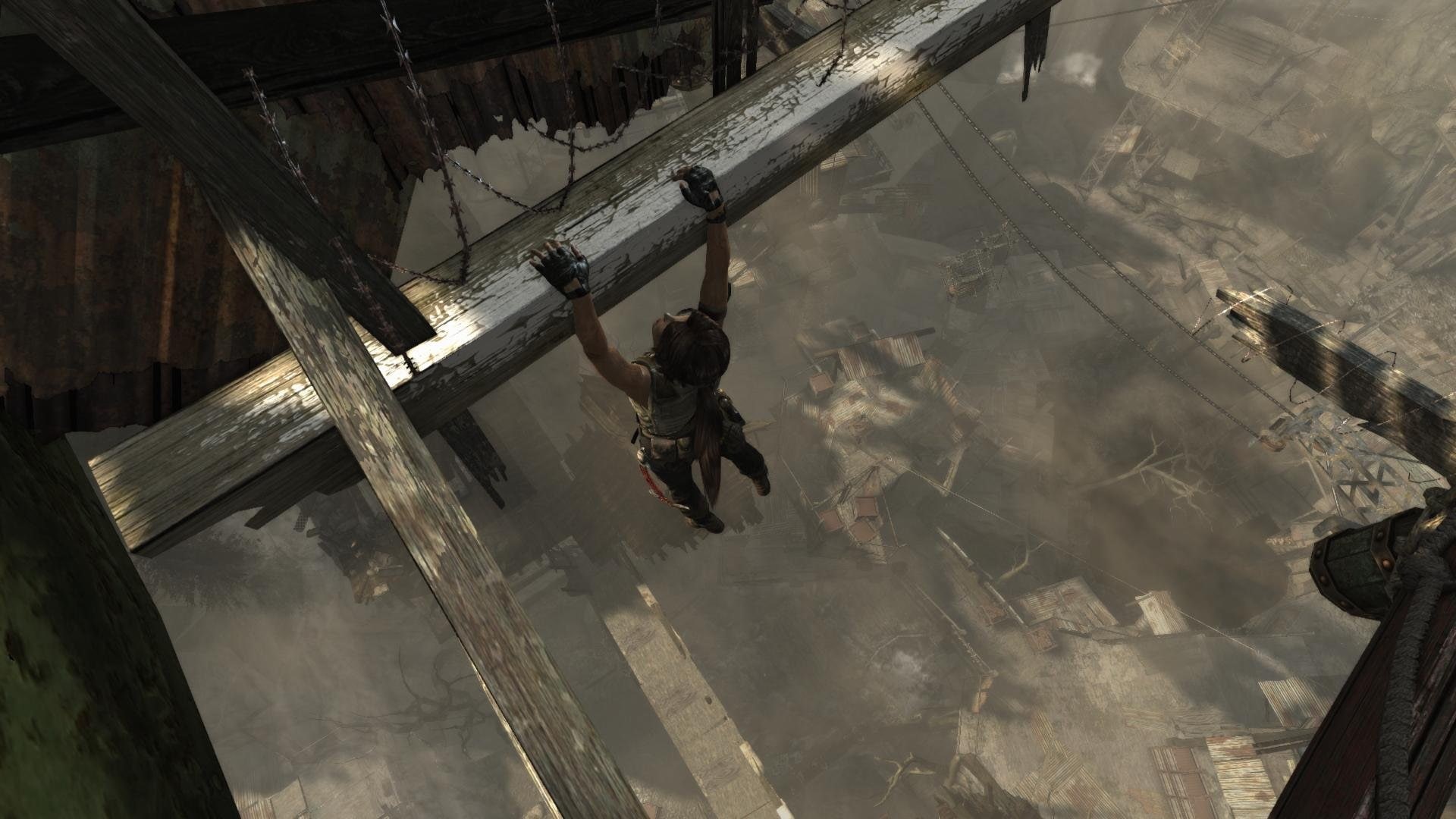 croft, 1080P, lara, climbing, tombraider, HD Wallpaper