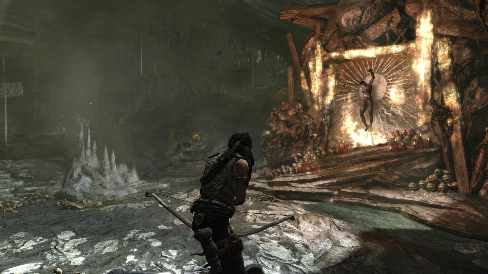 tombraider, croft, 1080P, lara, sacrifice, HD Wallpaper