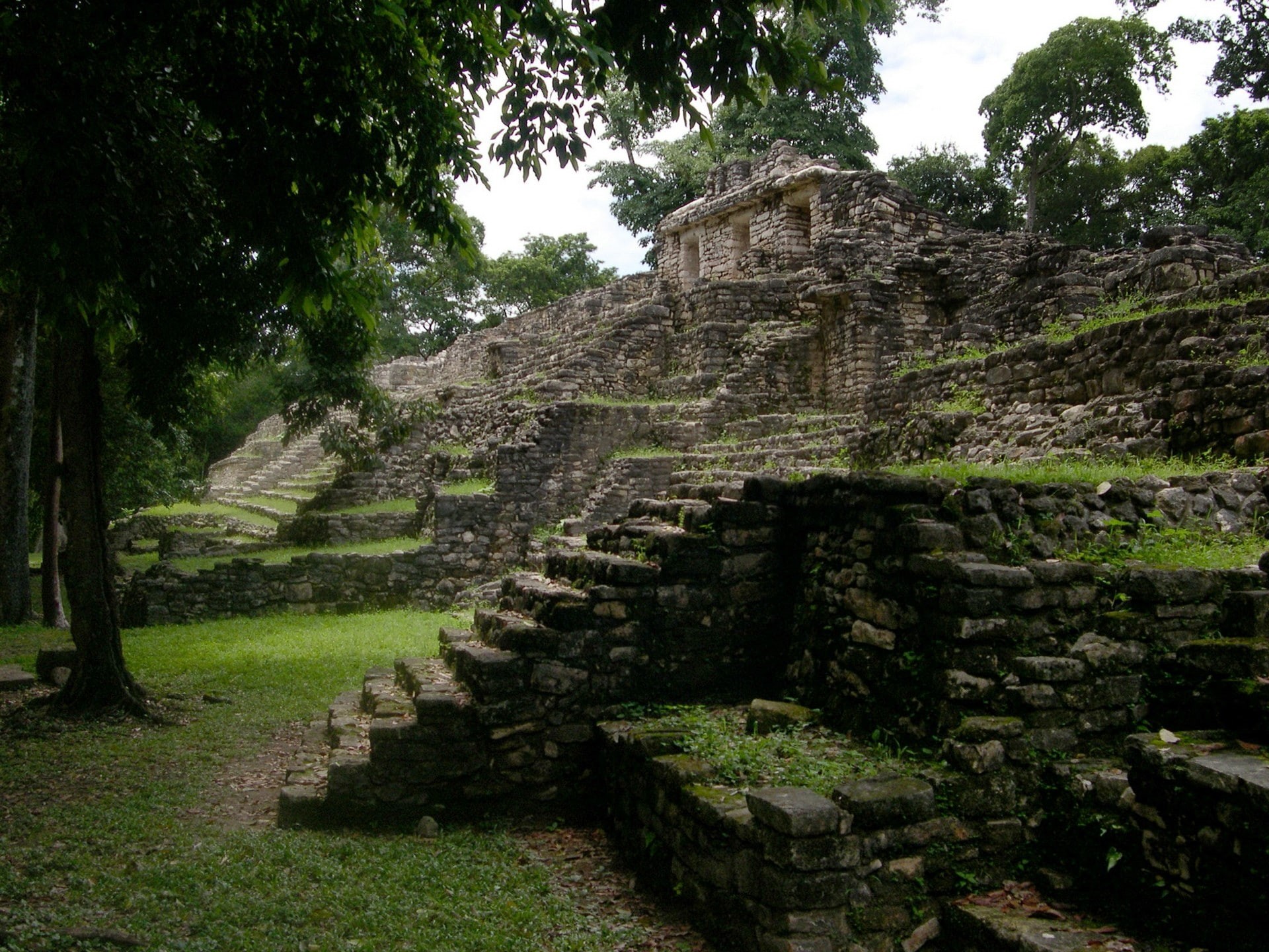 1080P, ruins, ancient, Maya (civilization), old building, HD Wallpaper