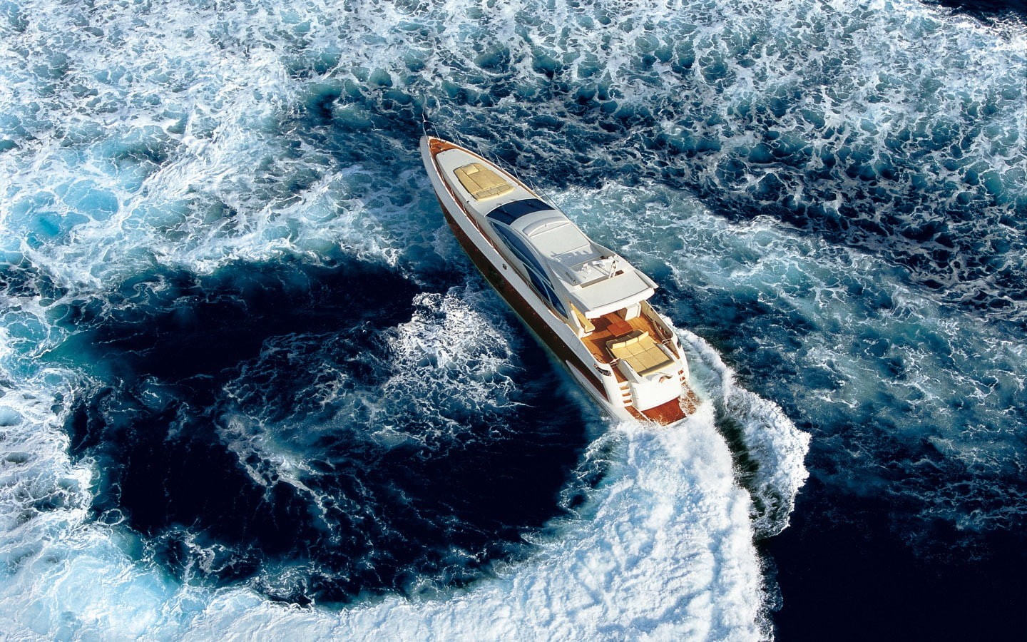 720P, day, wave, high angle view, speed, sailing, sinking, above, waterfront, inflatable, nautical vessel, transportation, no people, nature, wake - water, HD Wallpaper