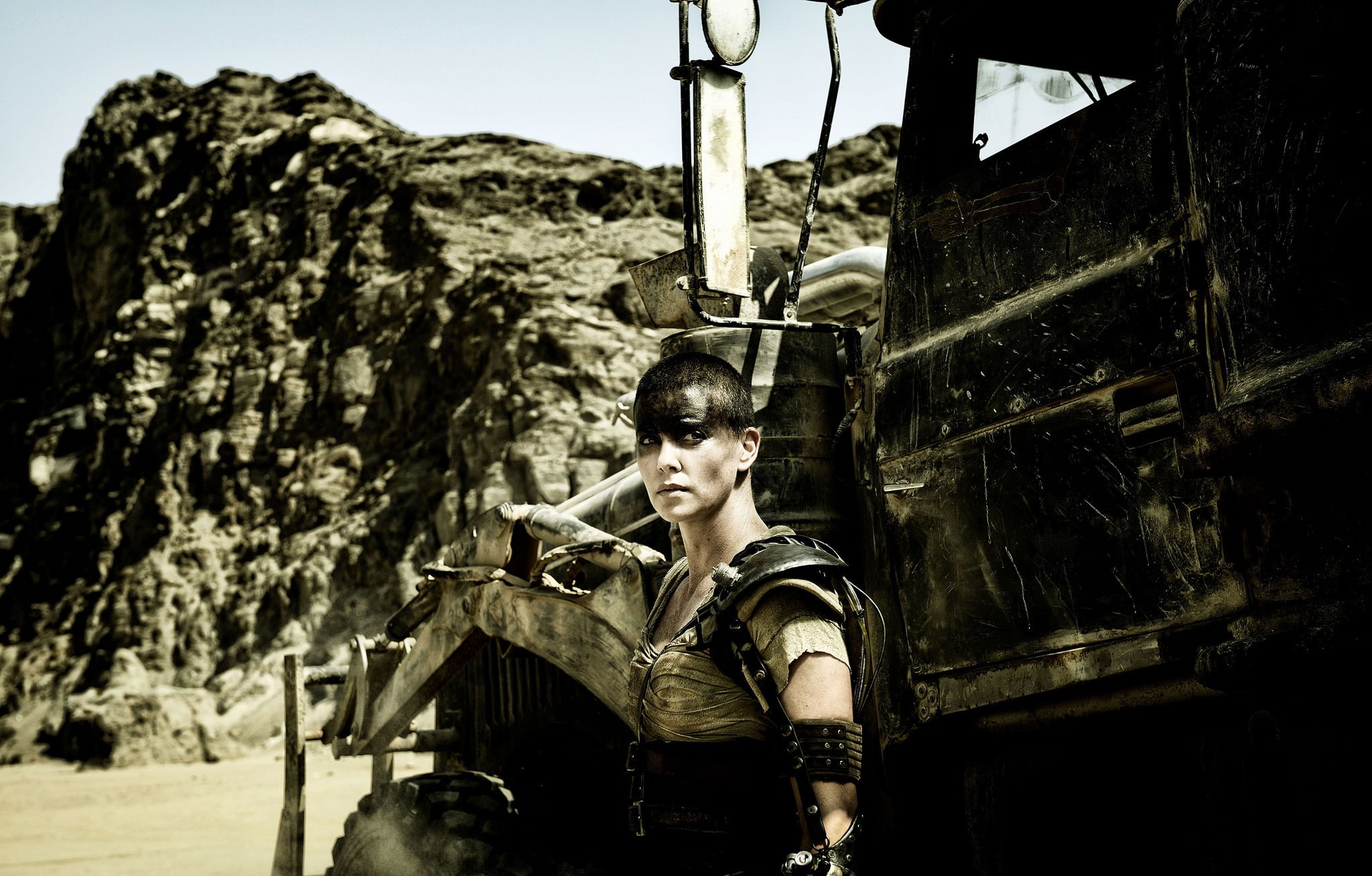 Road rage, Fury Road, this moment, Charlize Theron, 1080P, postapocalyptic, Mad Max, HD Wallpaper