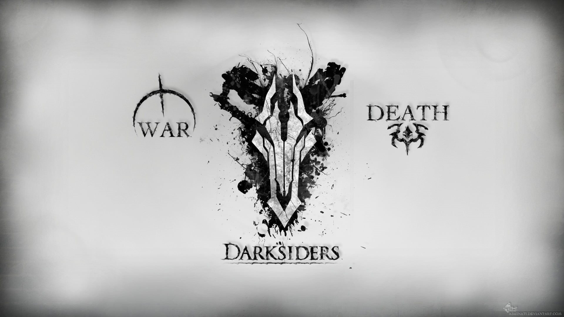 1080P, creativity, auto post production filter, darksiders, communication, sign, art and craft, indoors, no people, text, ink, the horsemen of the Apocalypse, HD Wallpaper
