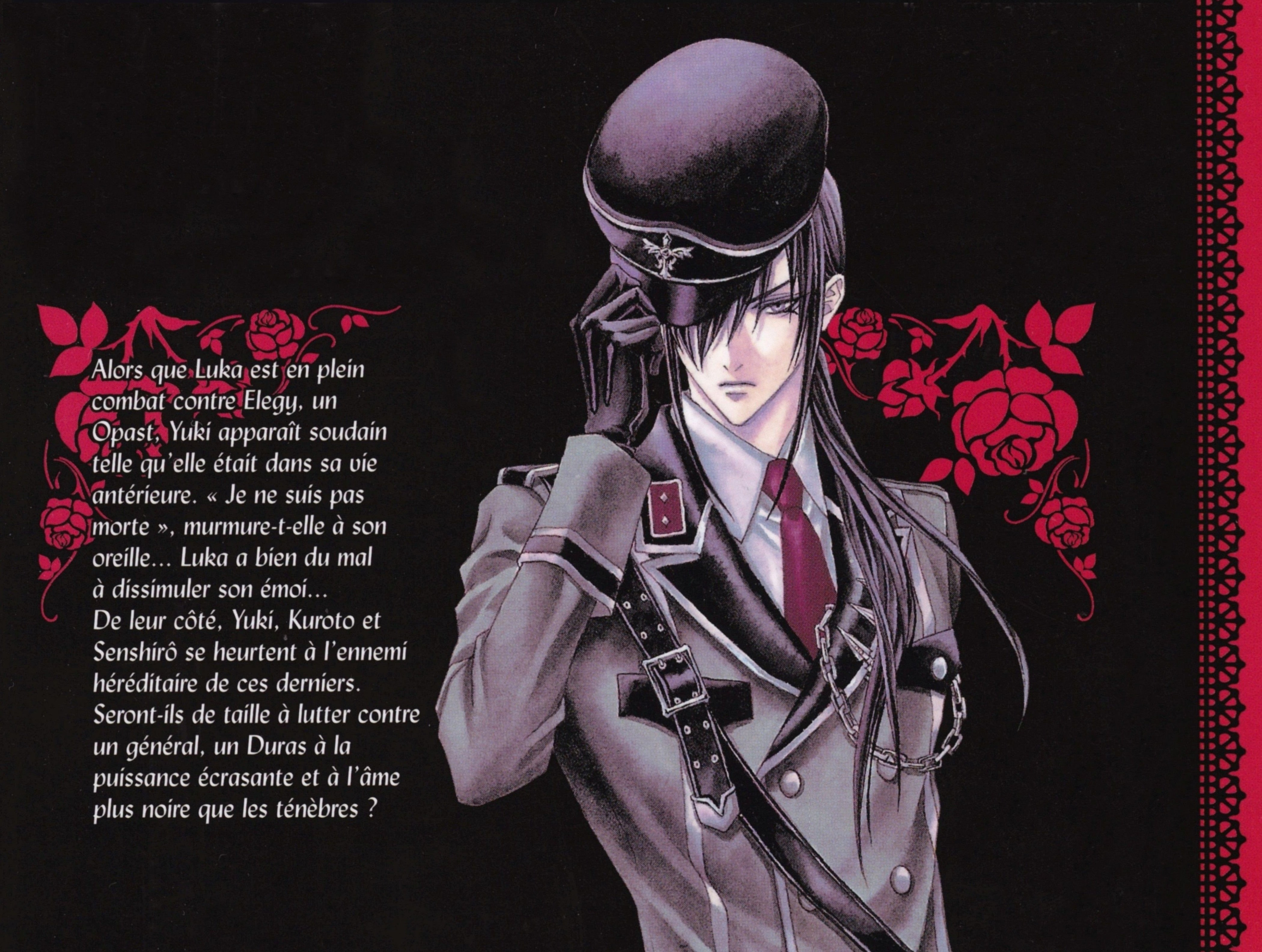 Luka Crosszeria, 4K, art, text, cap, straps, tie, betrayal knows my name, gloves, ura of the bok no pliable who wo shitteiru, hotaru odagiri, military, HD Wallpaper