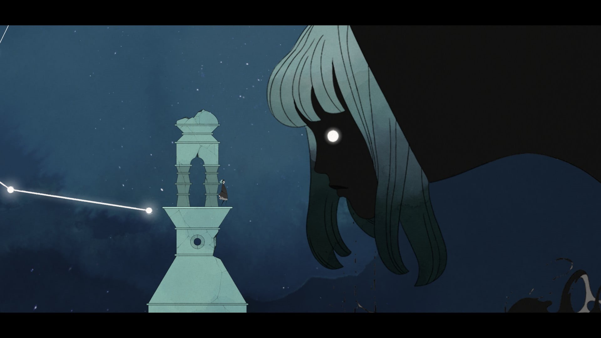 1080P, video games, games art, PC gaming, glowing eyes, Gris (Video Game), HD Wallpaper