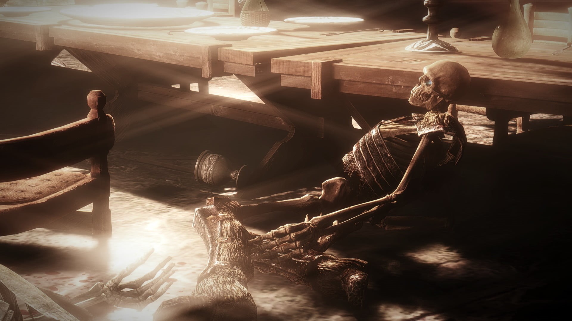 video games, people, skeleton, gray, full length, men, real people, 1080P, males, lifestyles, The Elder Scrolls V: Skyrim, three quarter length, helicopter, HD Wallpaper