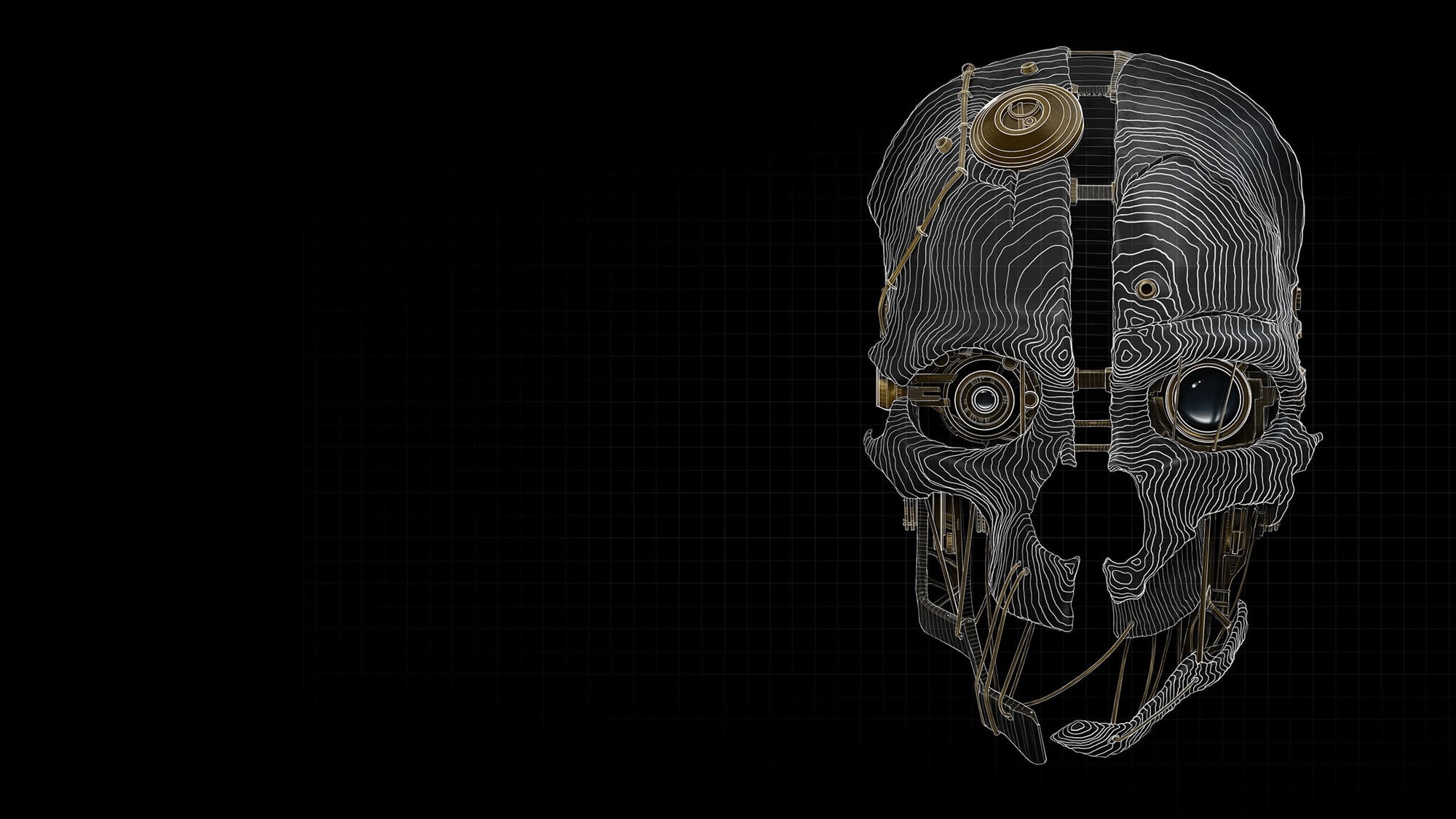 steampunk, mask, Bethesda Softworks, skull, Dishonored, 1080P, video games, HD Wallpaper